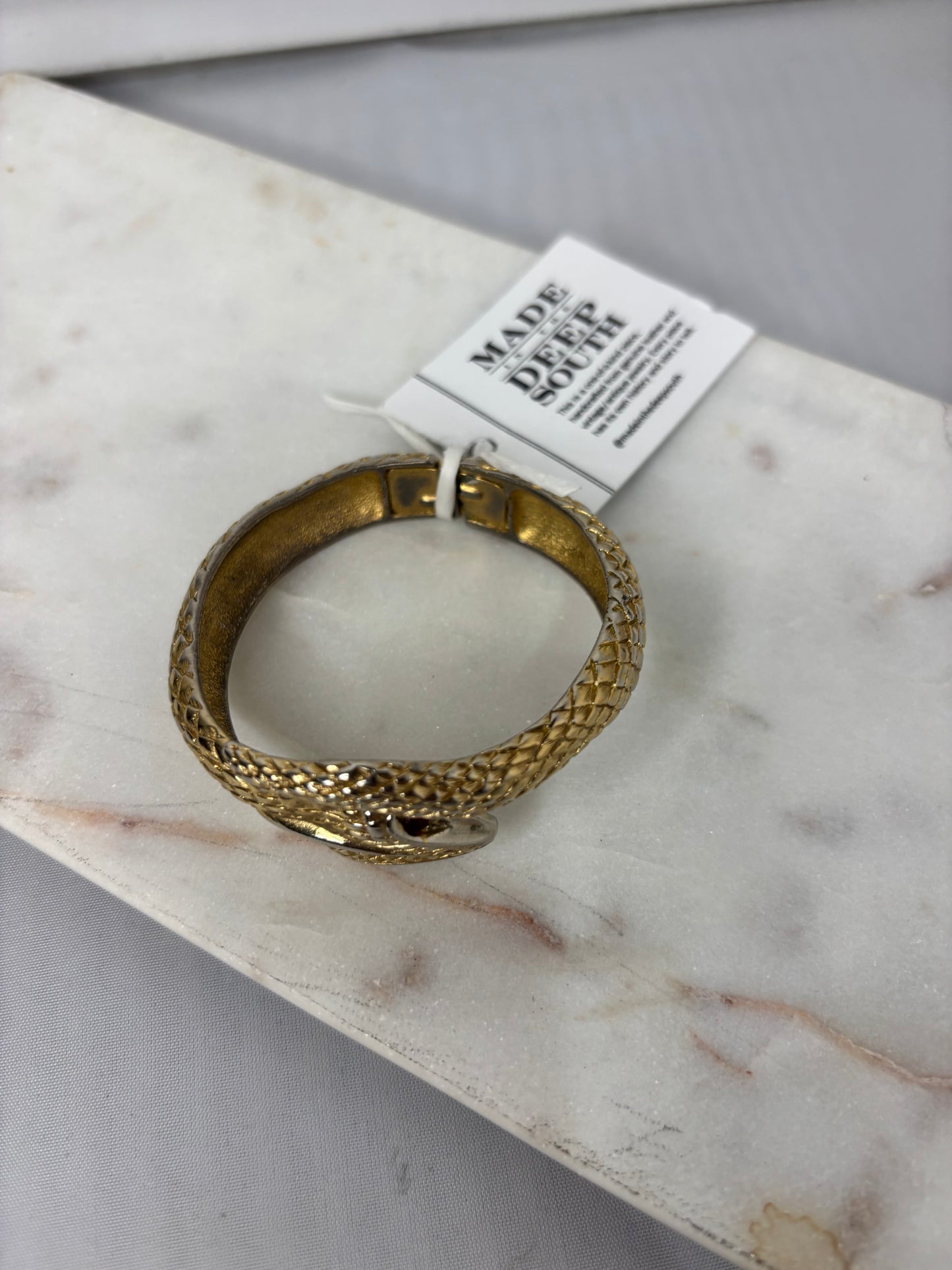 MADE- Snake Hinged Bracelet