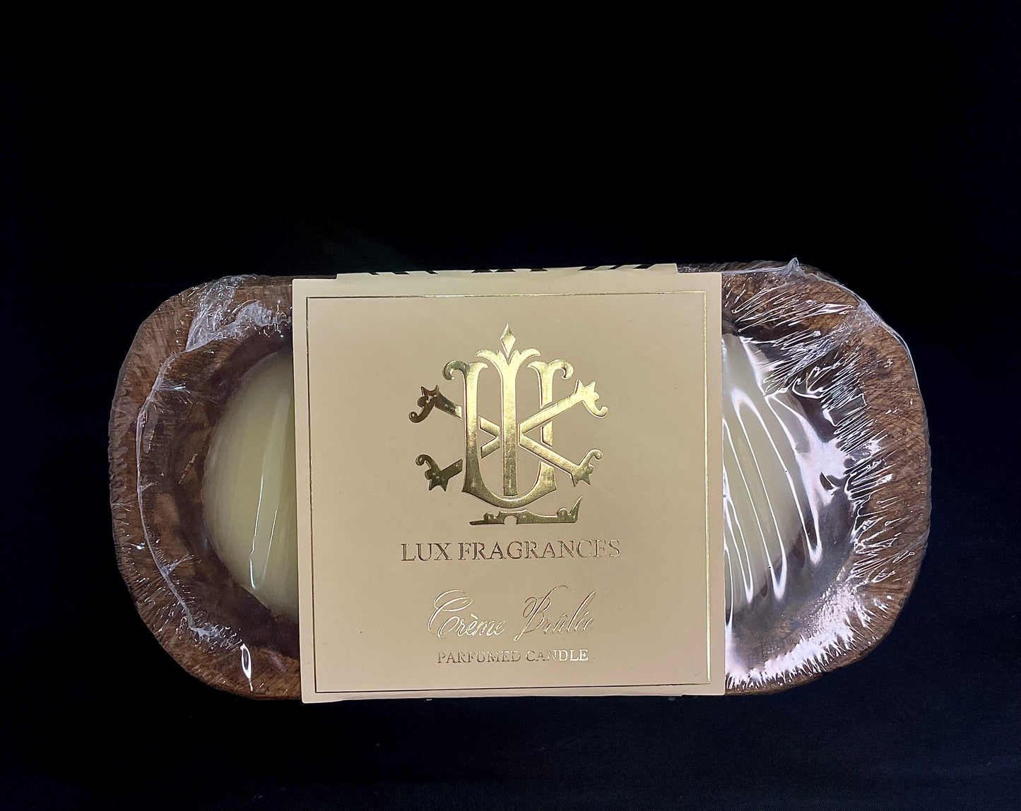 Lux Fragrances Wooden Candle
