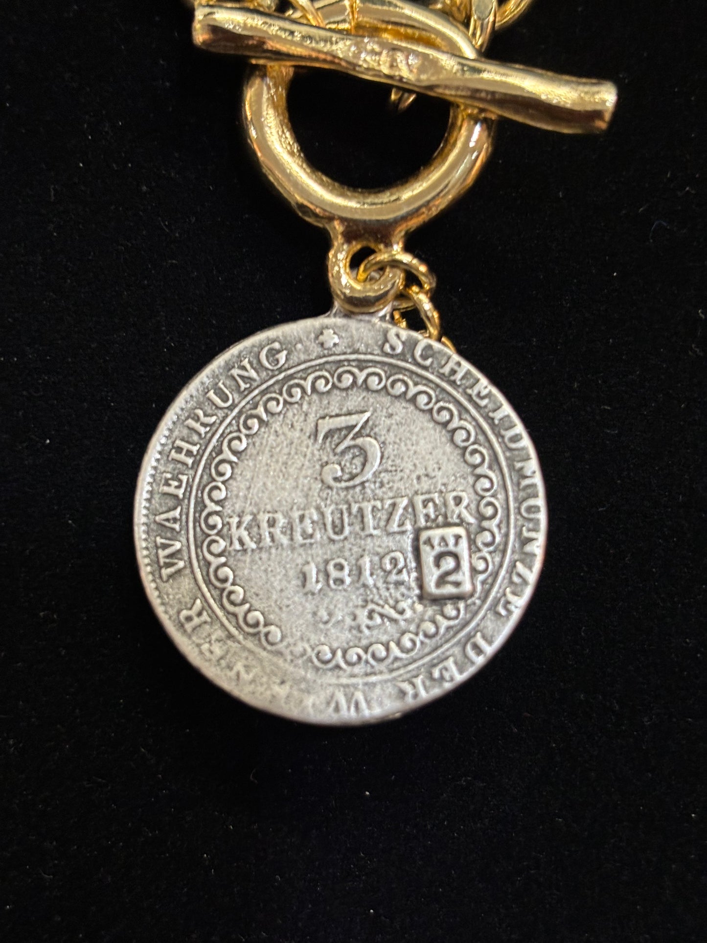 Gorgeous Mixed Metal Coin Necklace