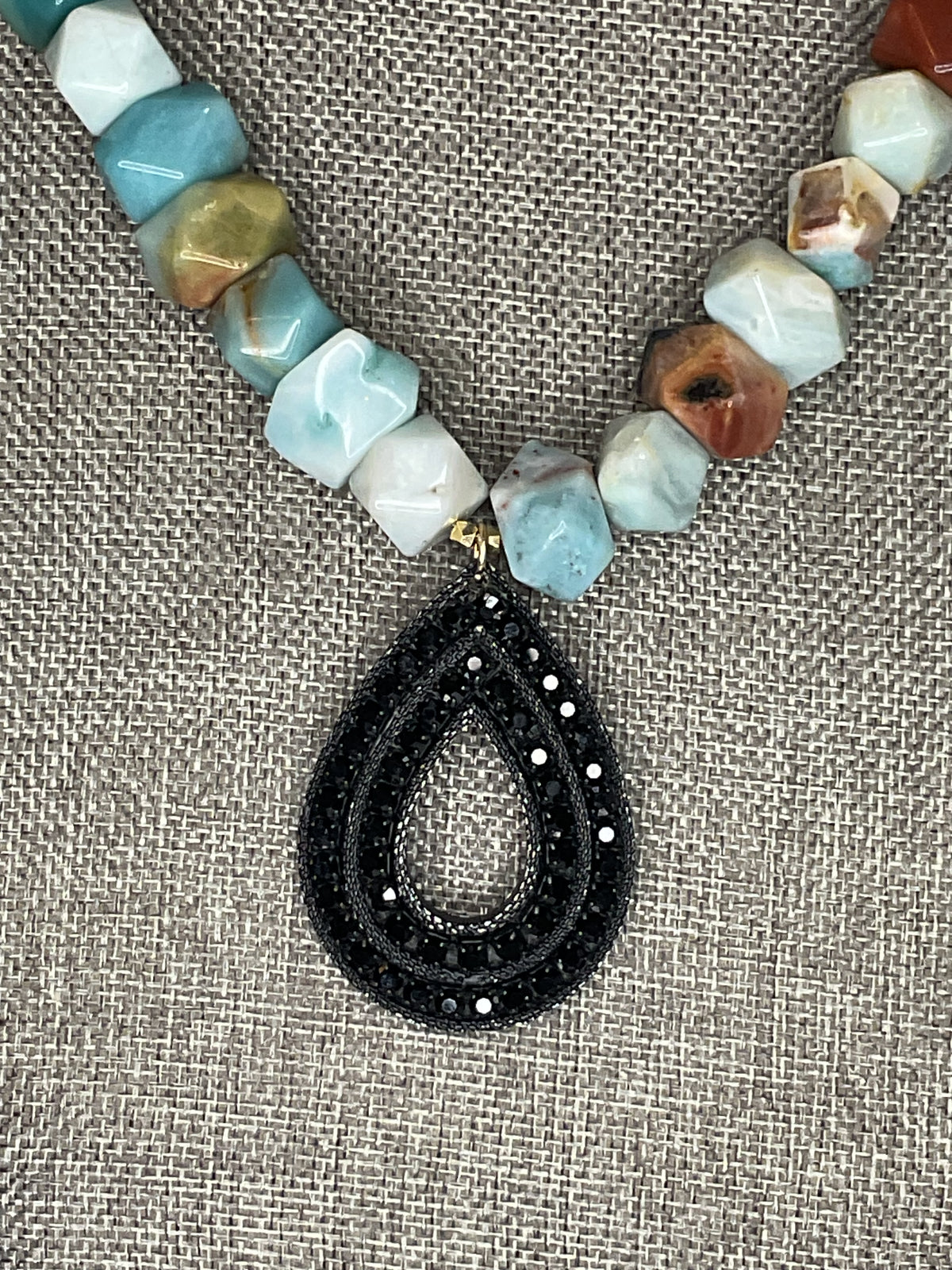 Made amazonite necklace
