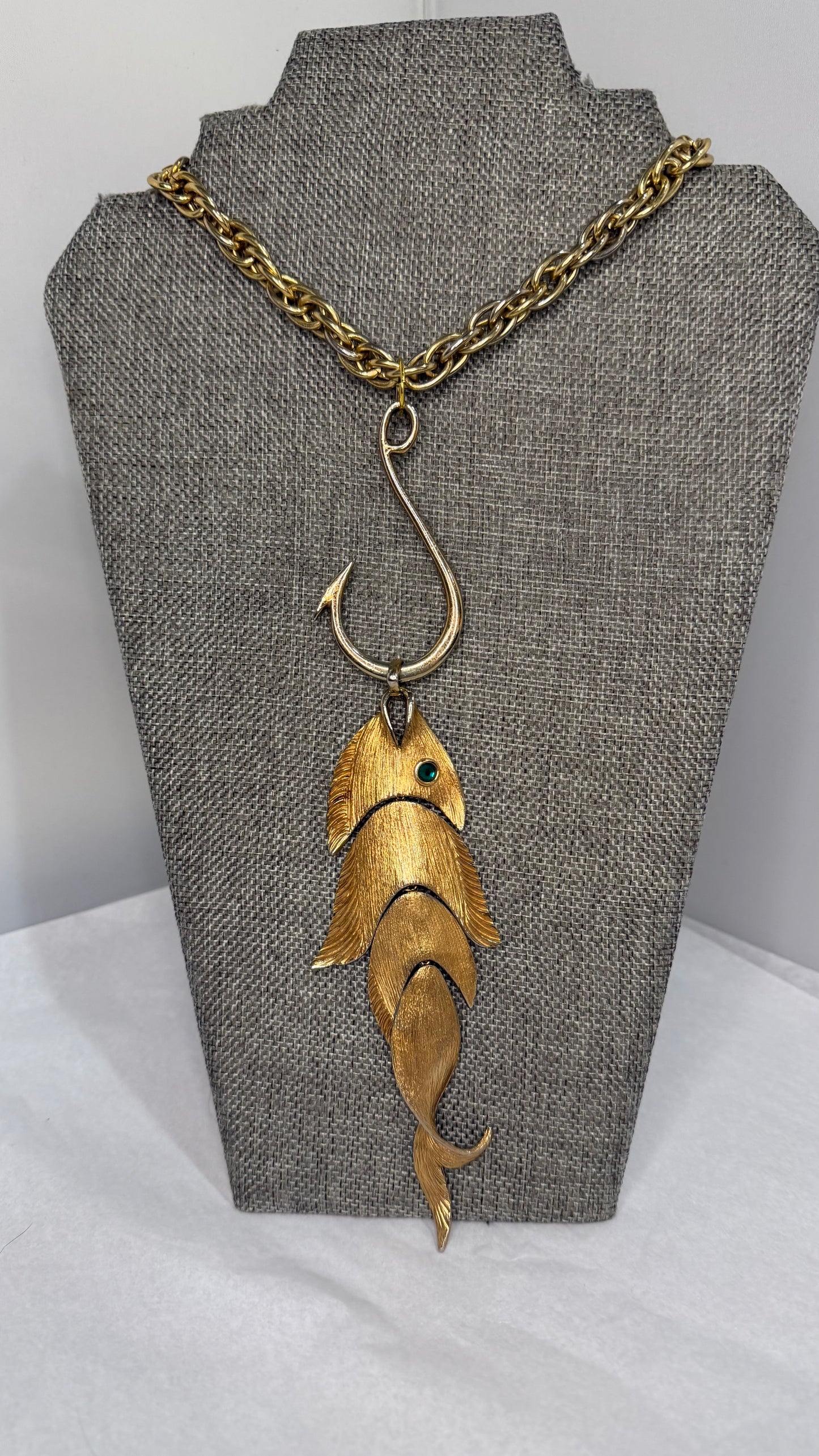 Made 1960s Fish necklace