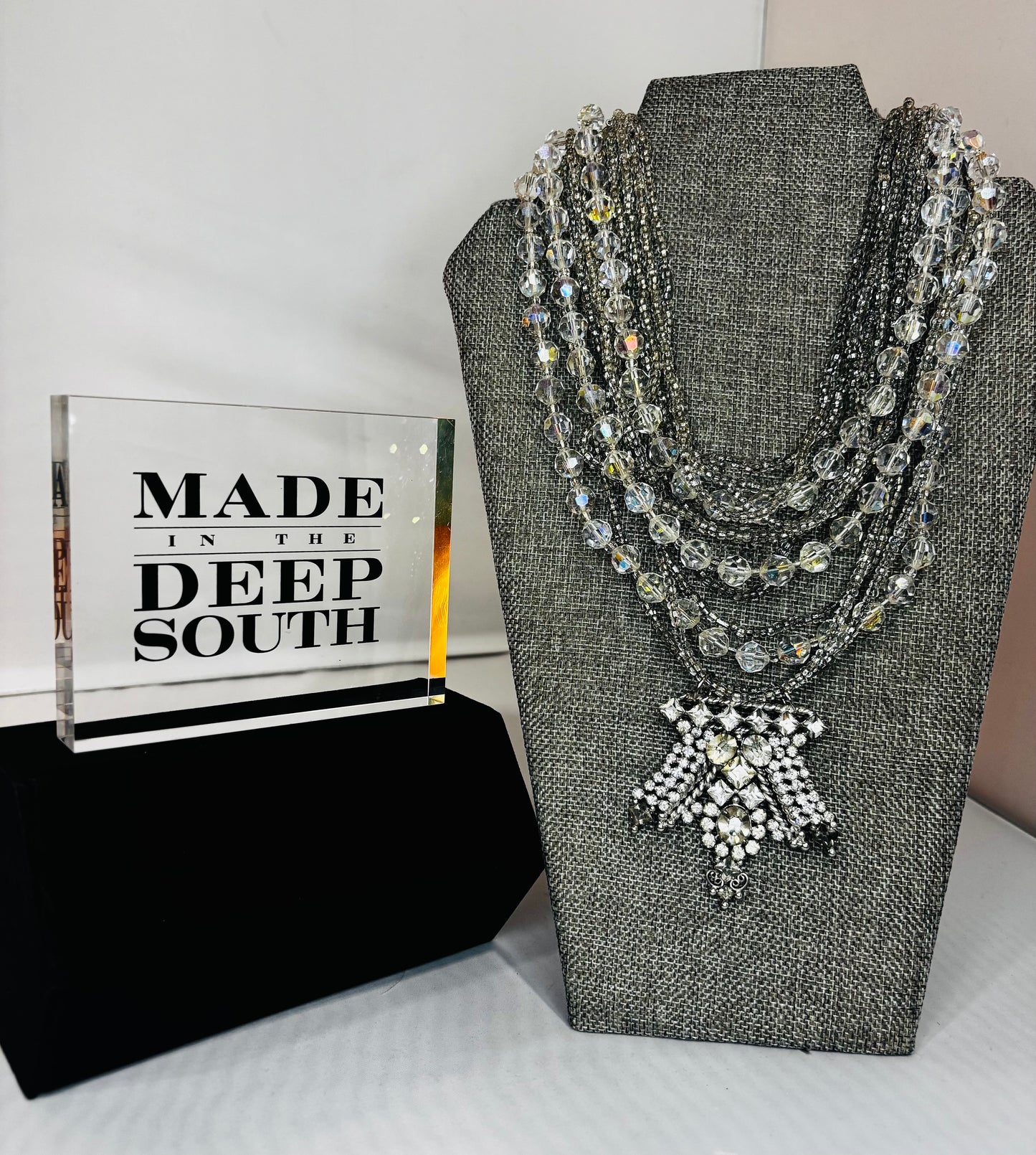 MADE- Iridescent Multi Strand Necklace