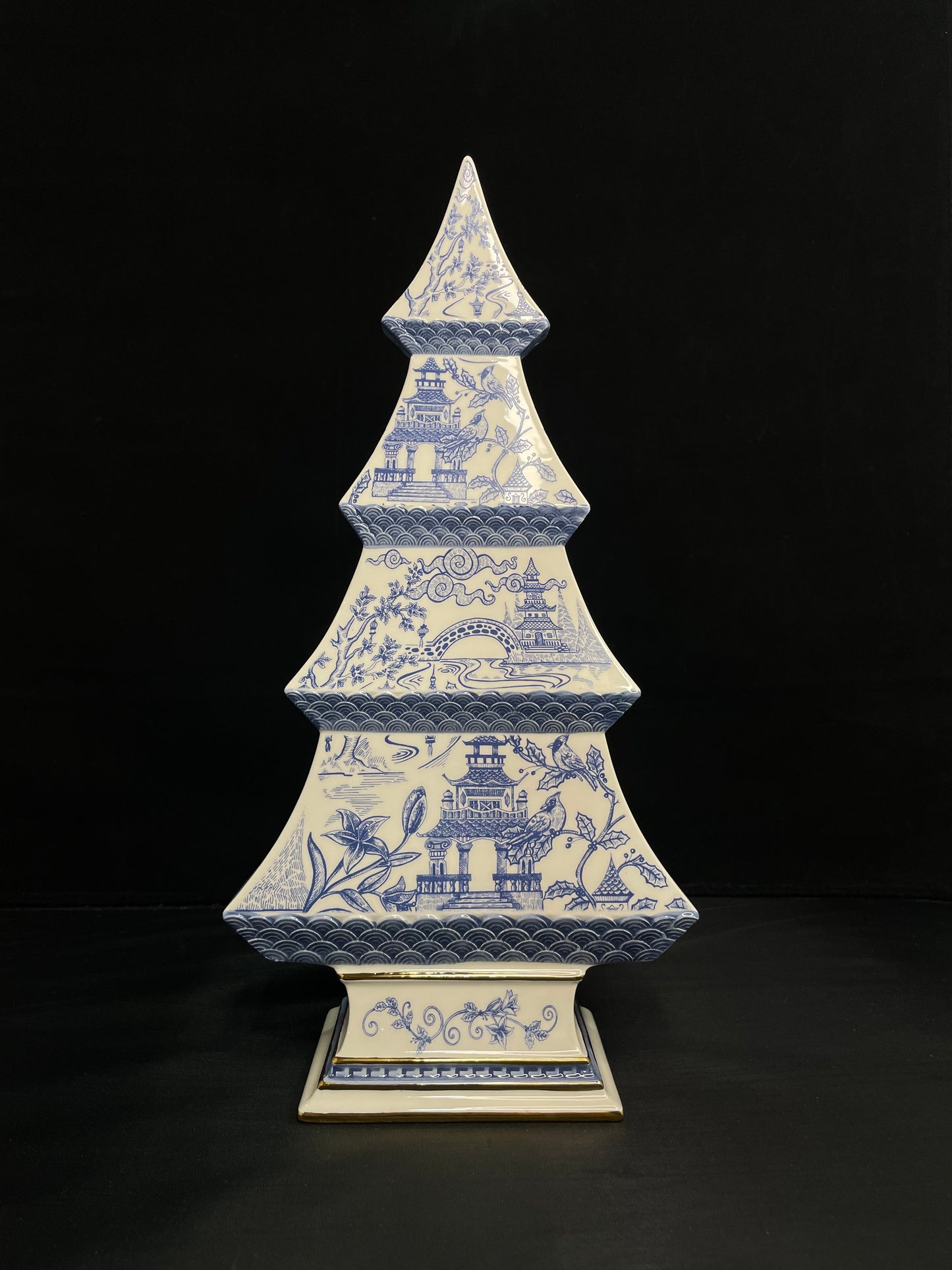 Blue & White Christmas Tree