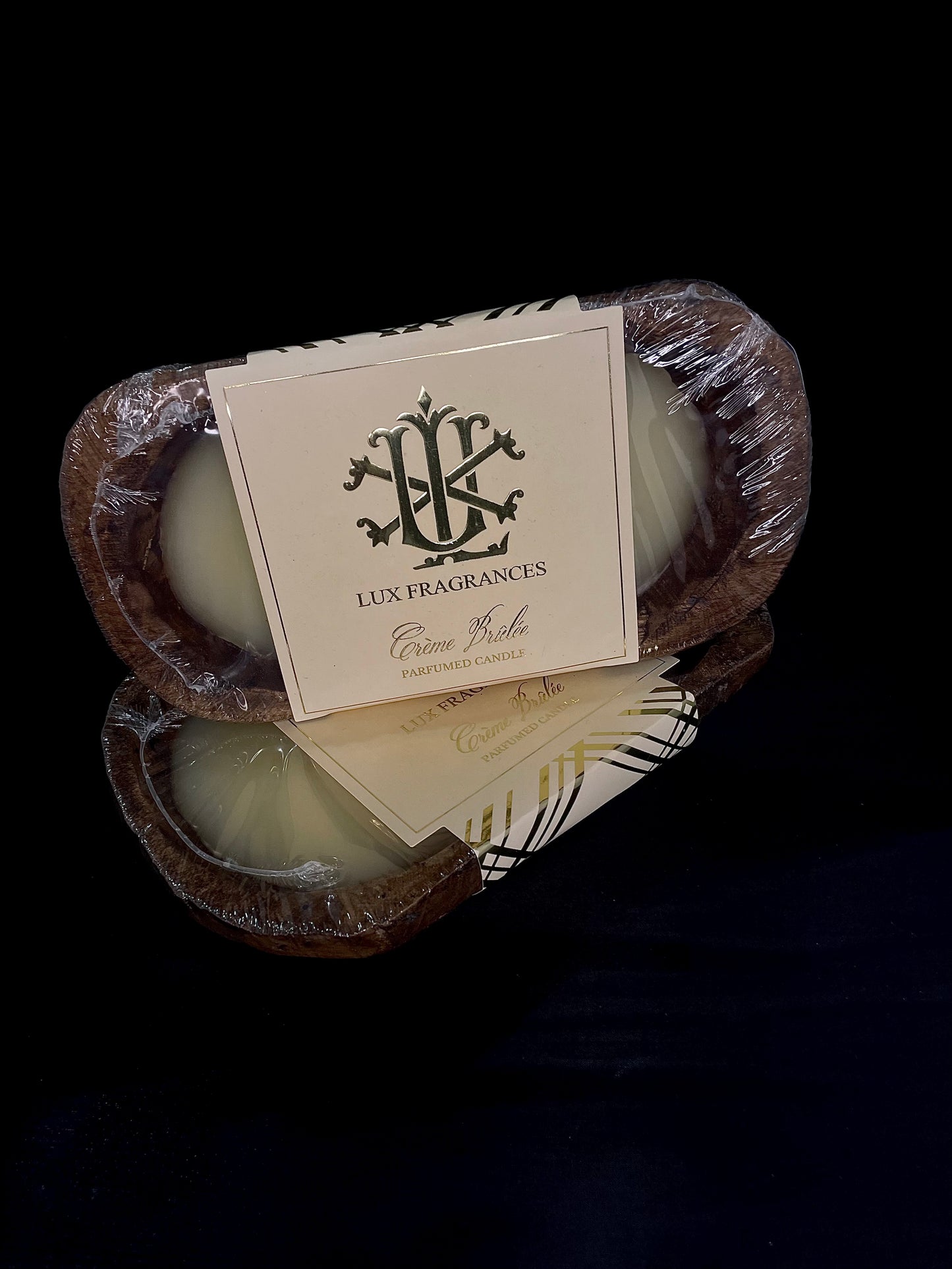 Lux Fragrances Wooden Candle