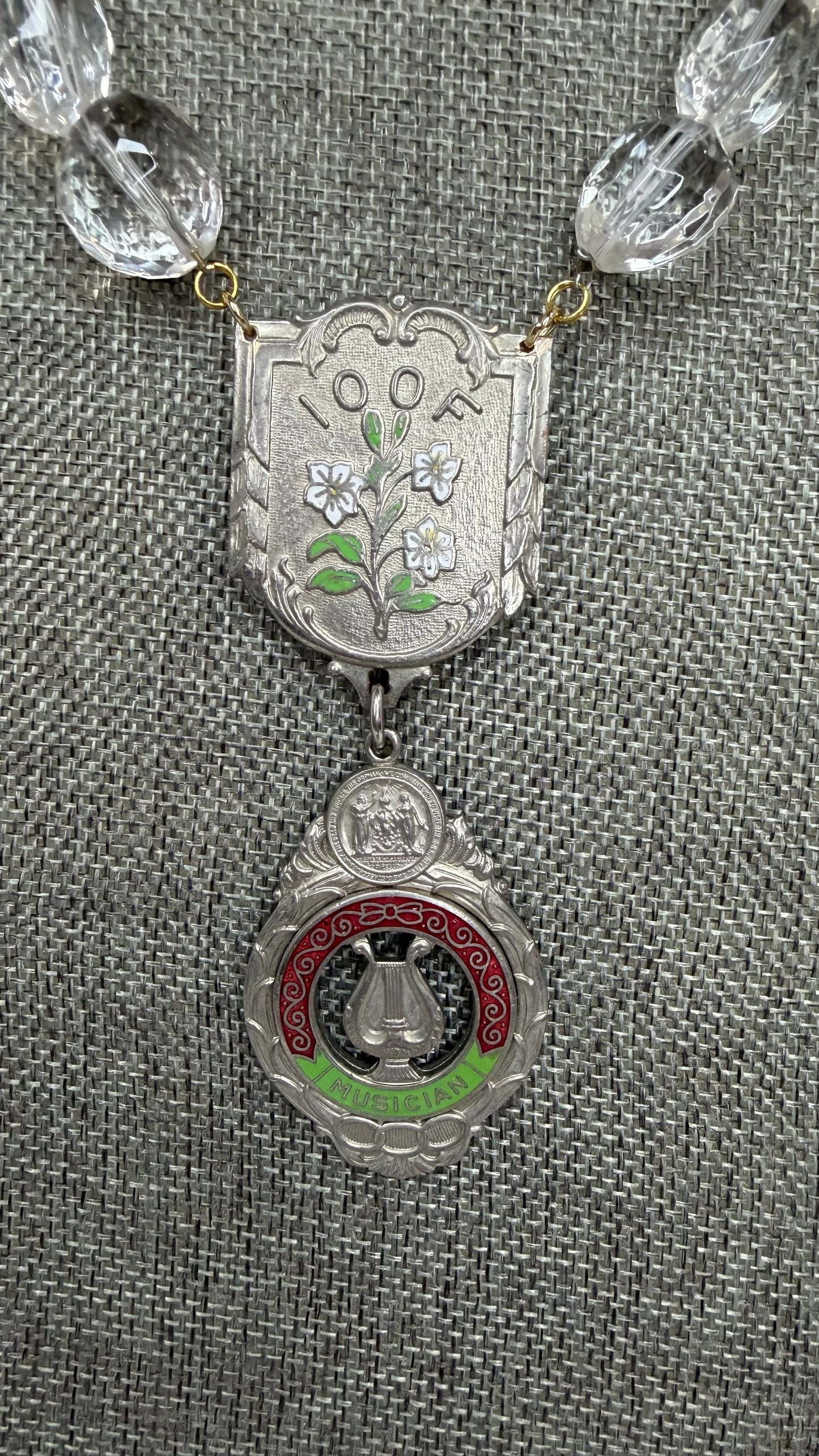 Made medal necklace