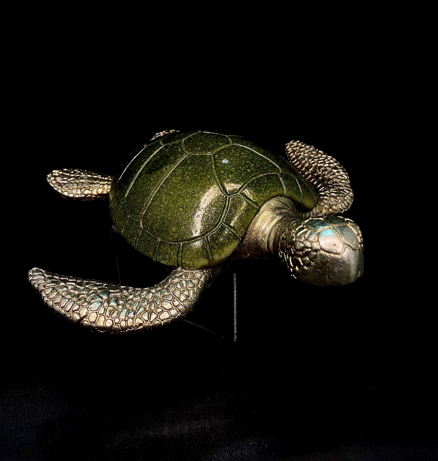 Large Resin Green Turtle