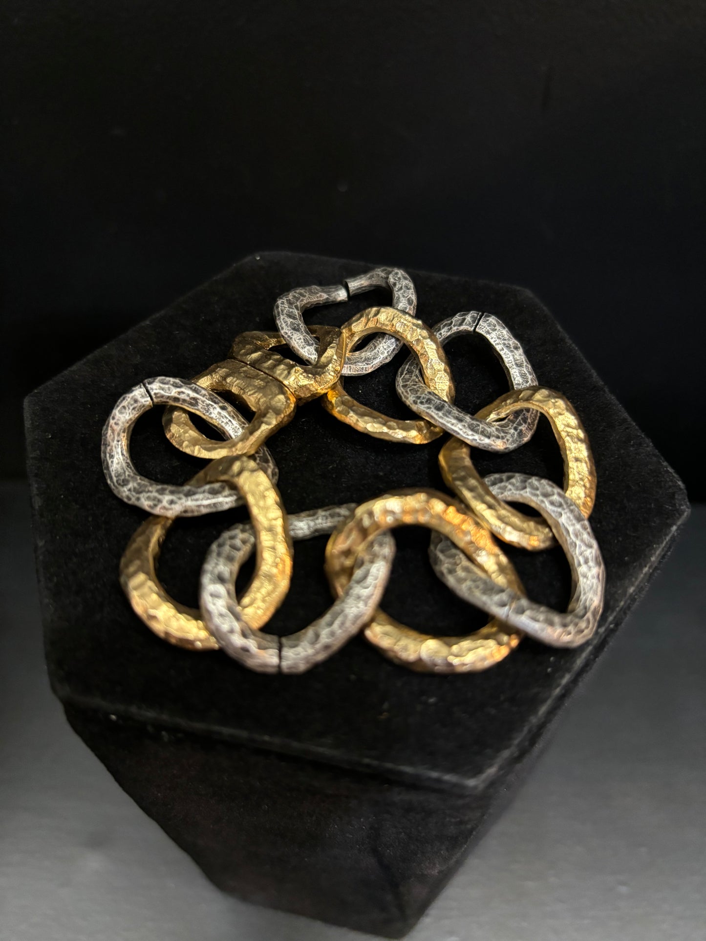 Mixed Metal Link Bracelet