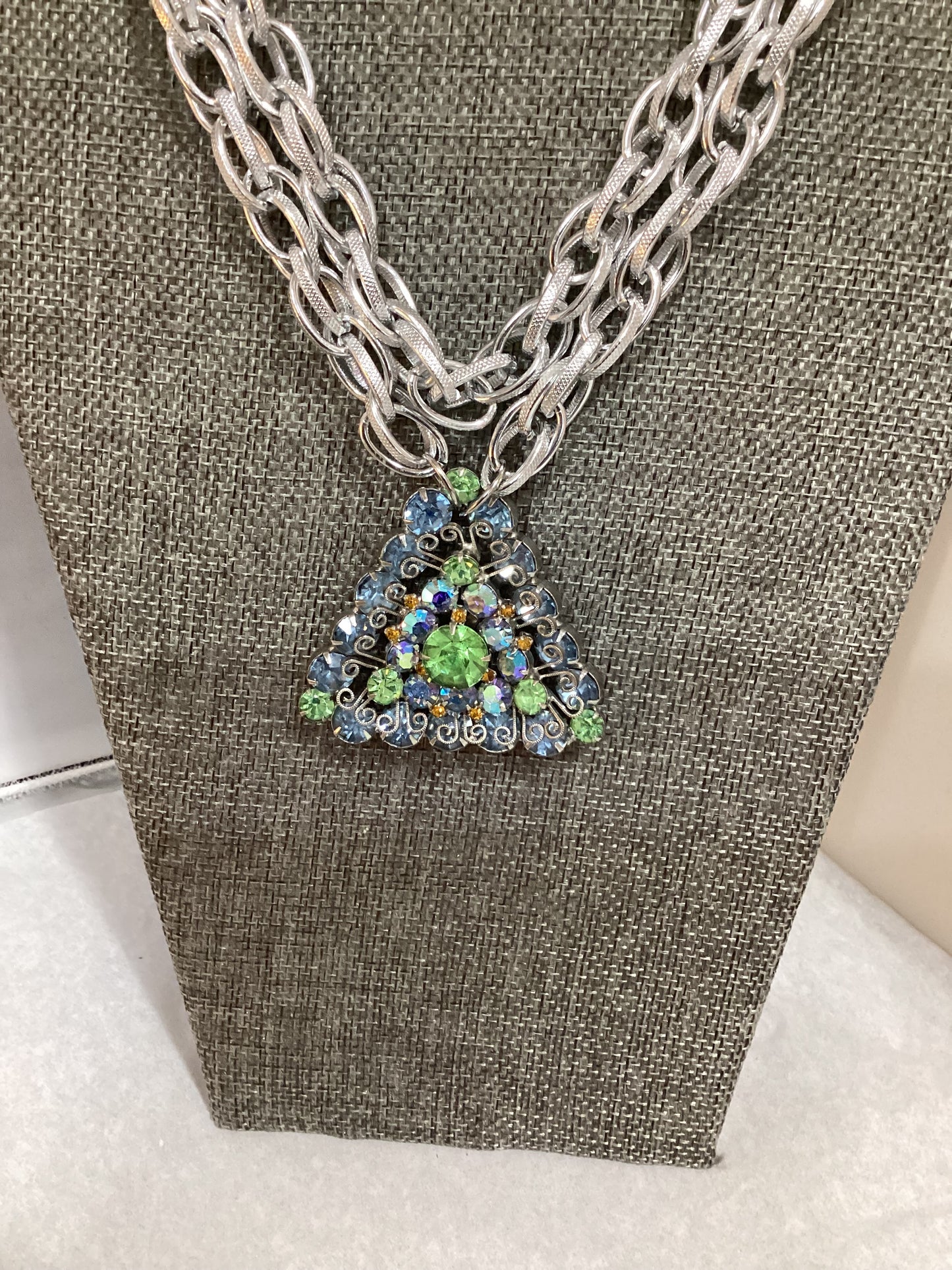 MADE- Multi Color Brooch Necklace