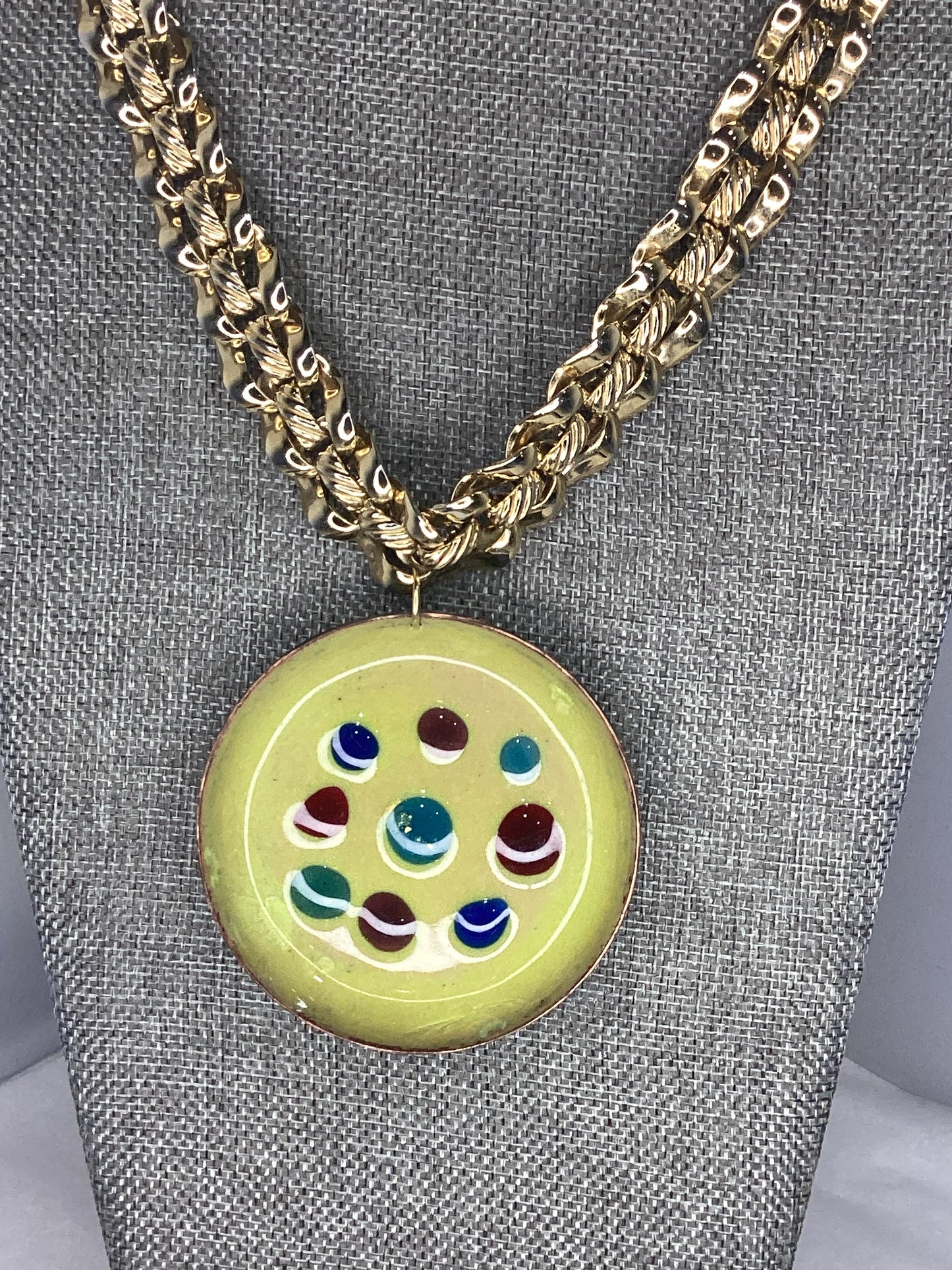 Made- sharlow enamel necklace