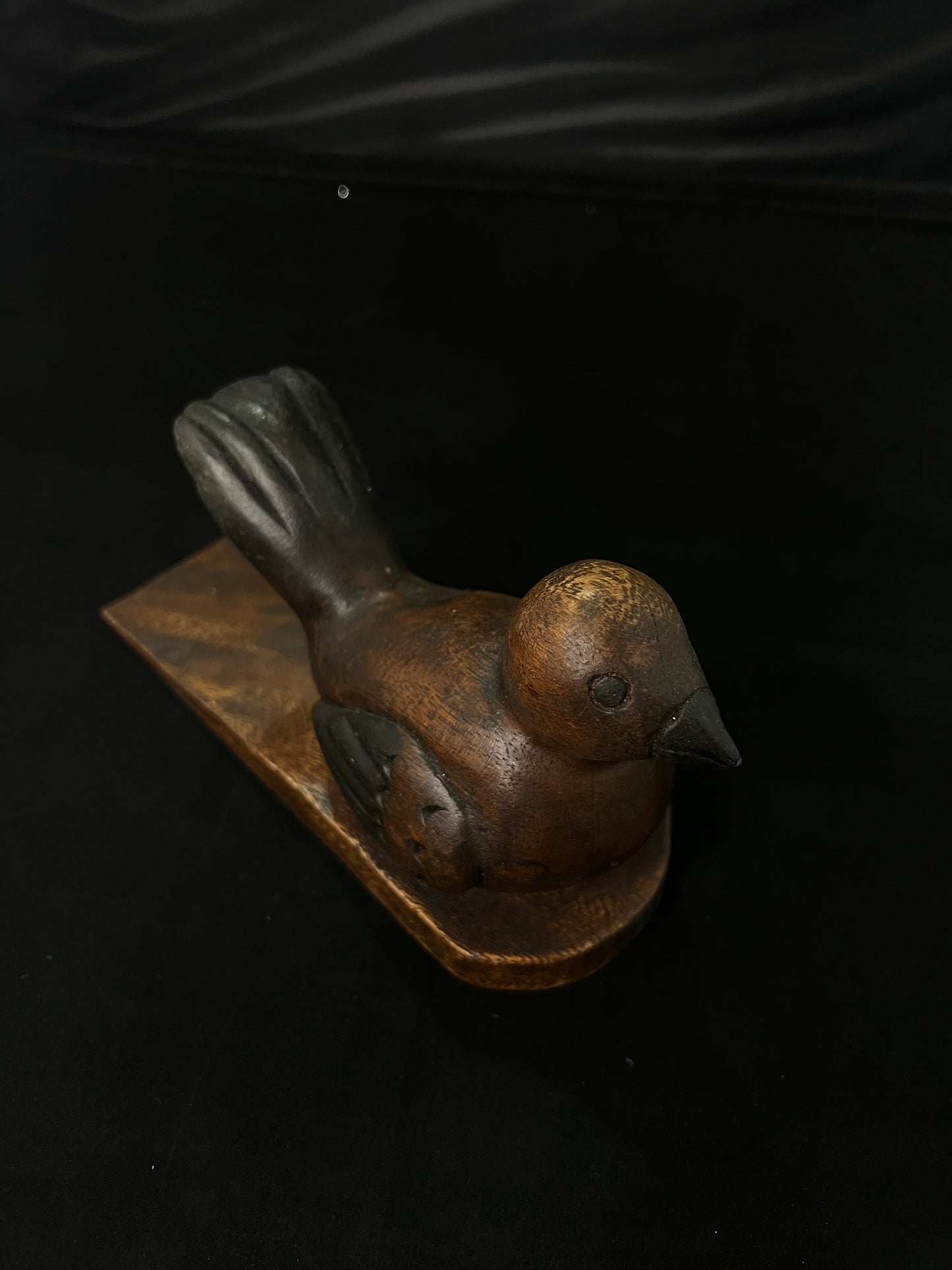 Wood Bird Door Stop