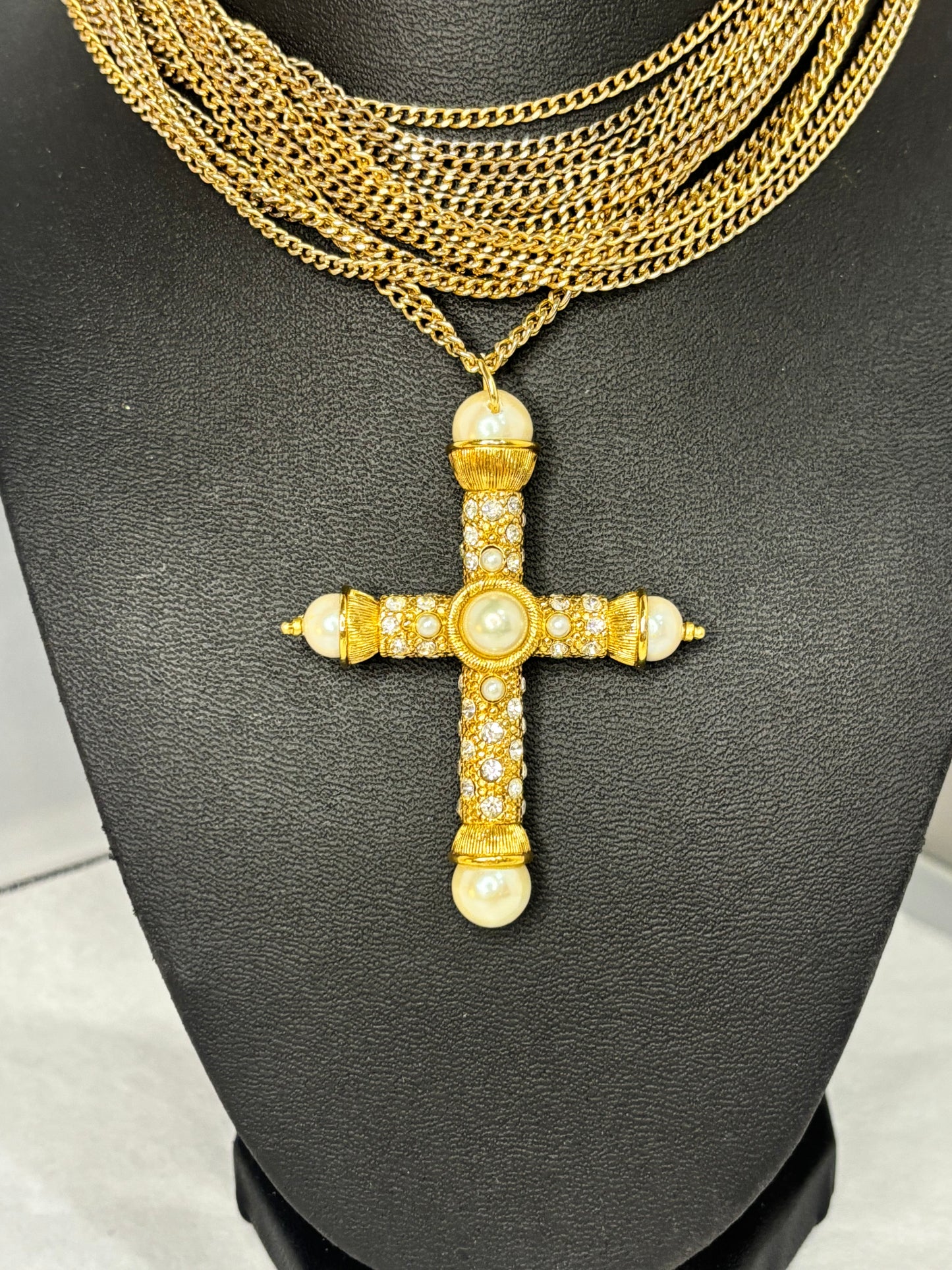MADE- Layered Cross Necklace