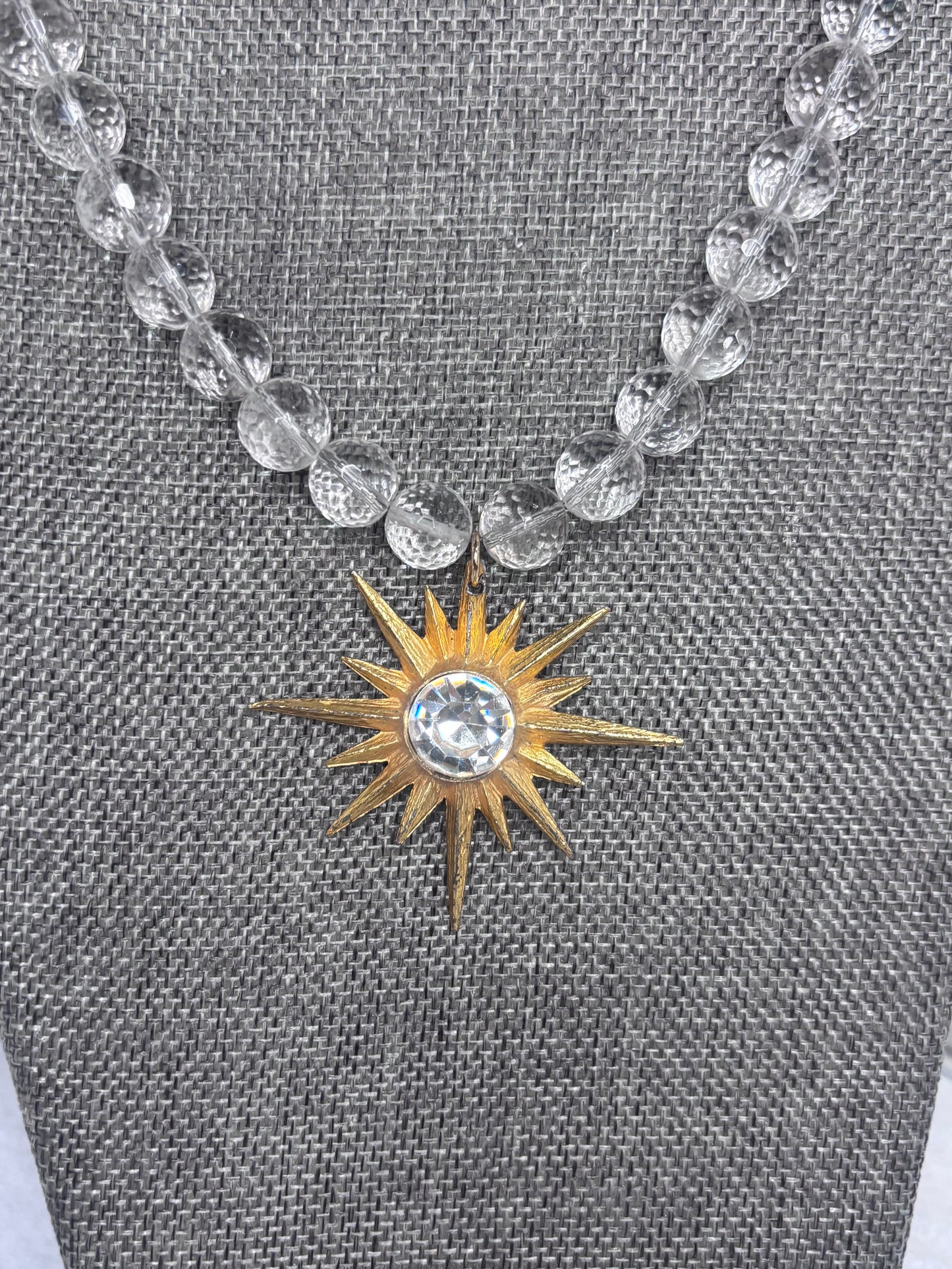 MADE- Clear Quartz Burst Necklace