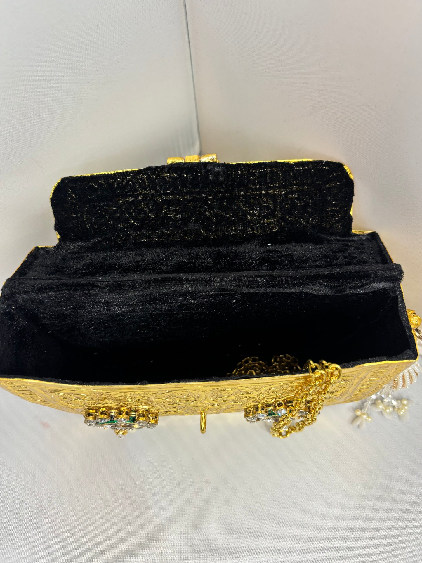Marigold Metal Clutch