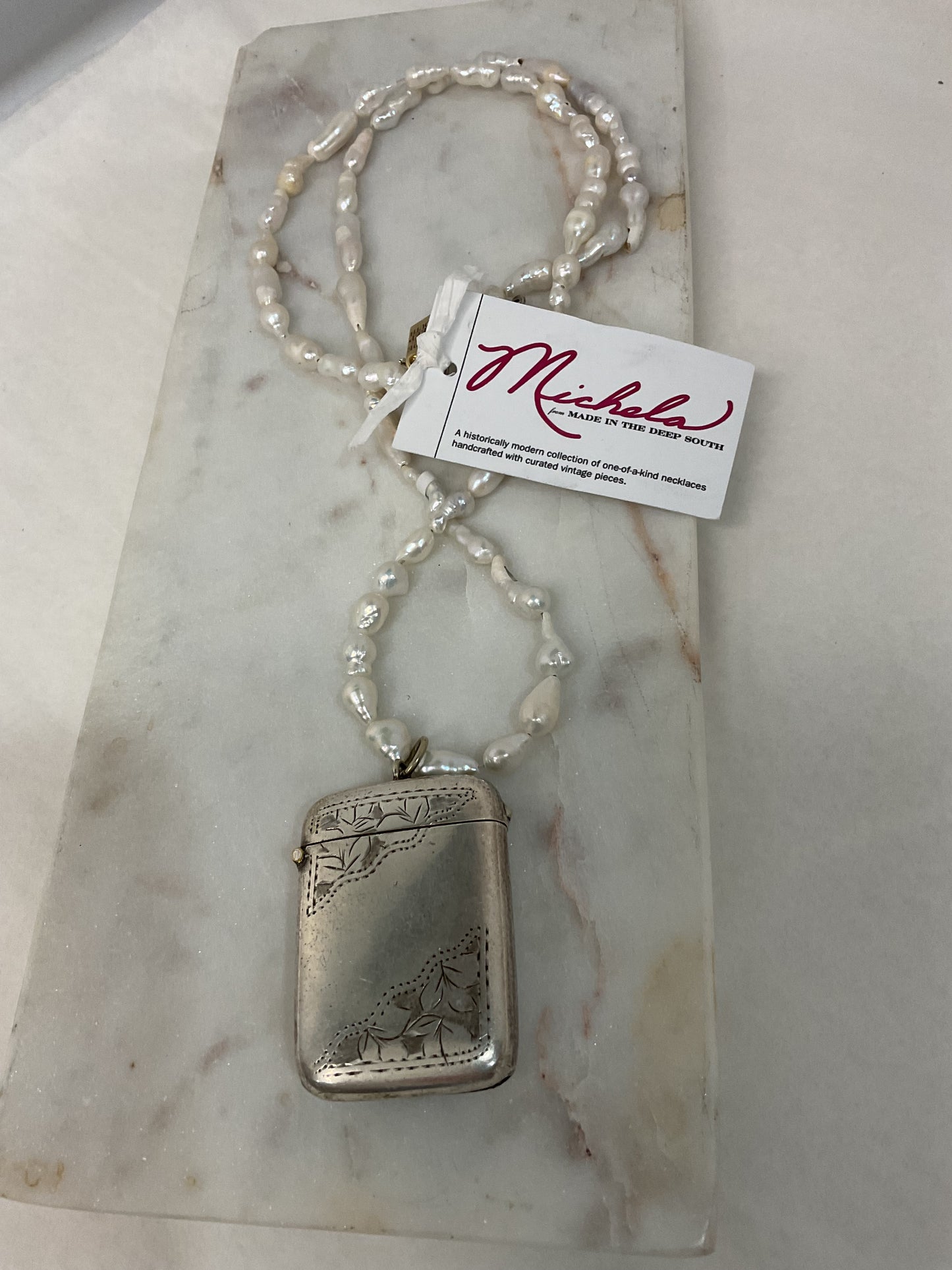 Made match case necklace