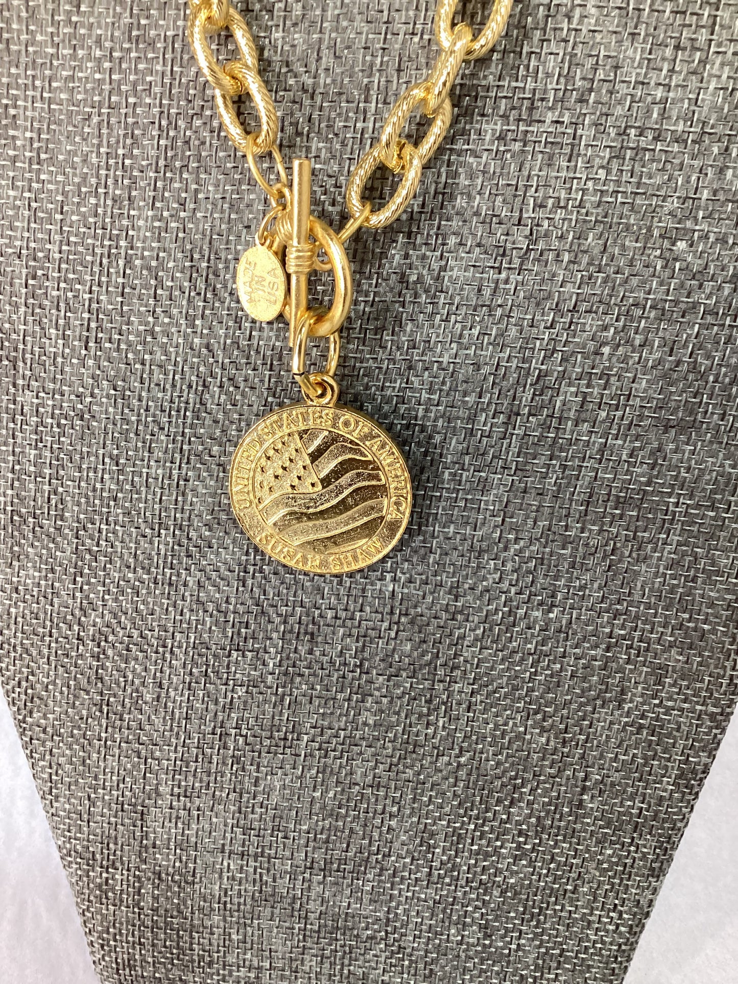 Susan Shaw- American 250 Toggle Necklace
