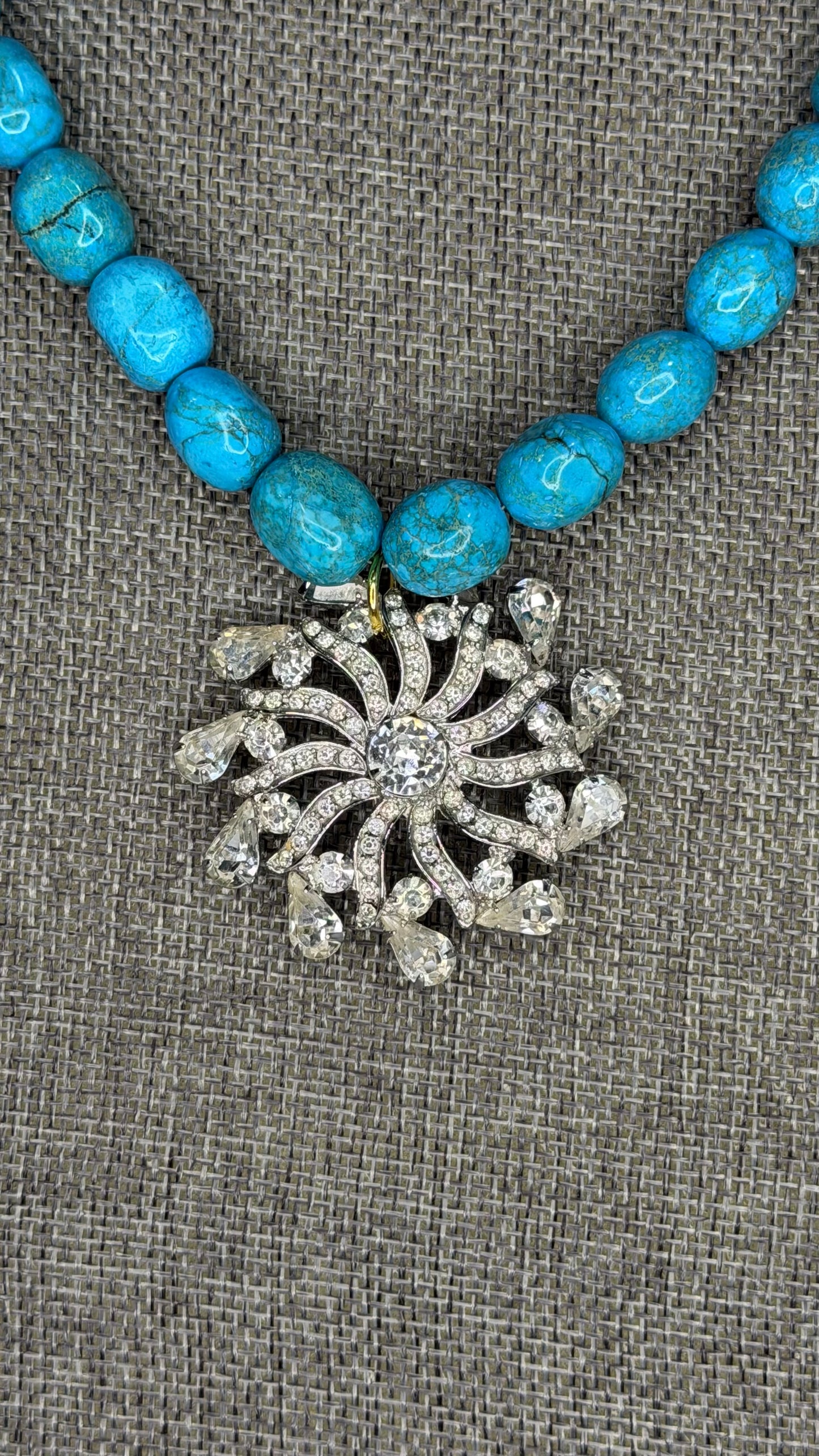 Made- Jasper bead necklace