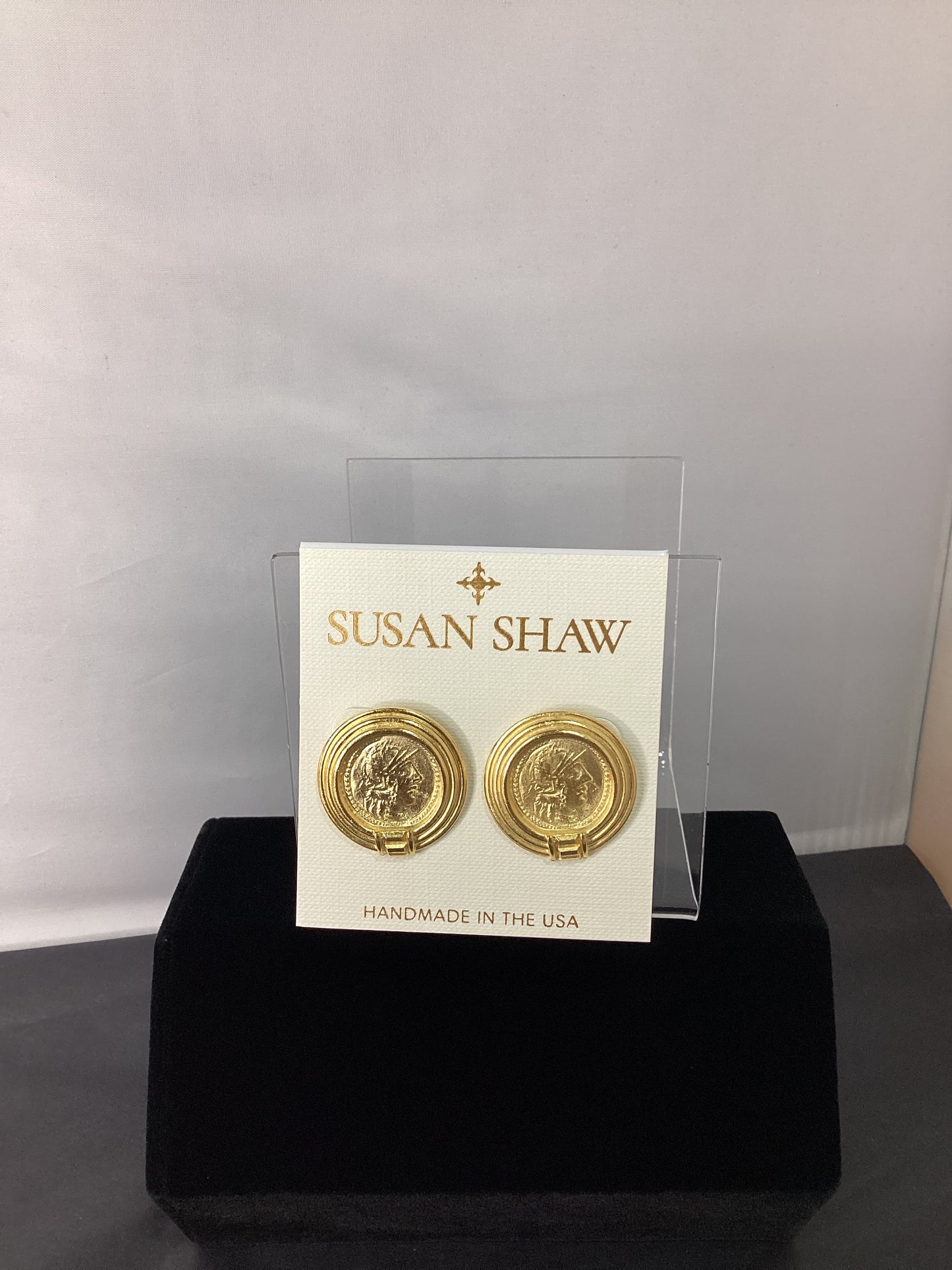 Susan Shaw- Roma Coin Earrings