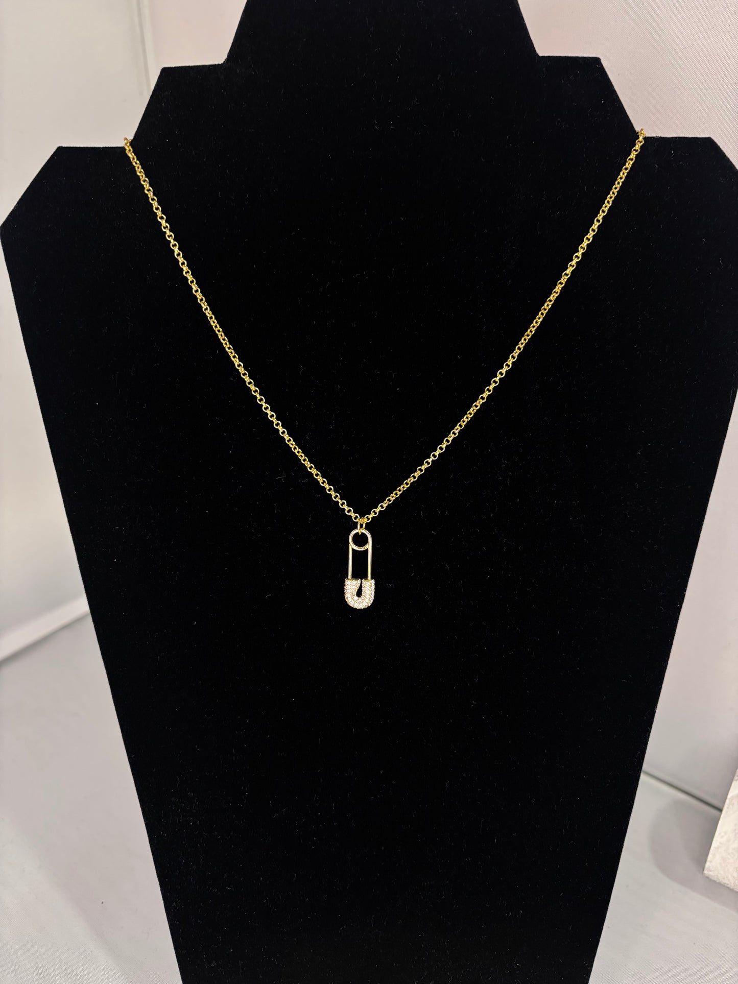 Safety Pin Necklace