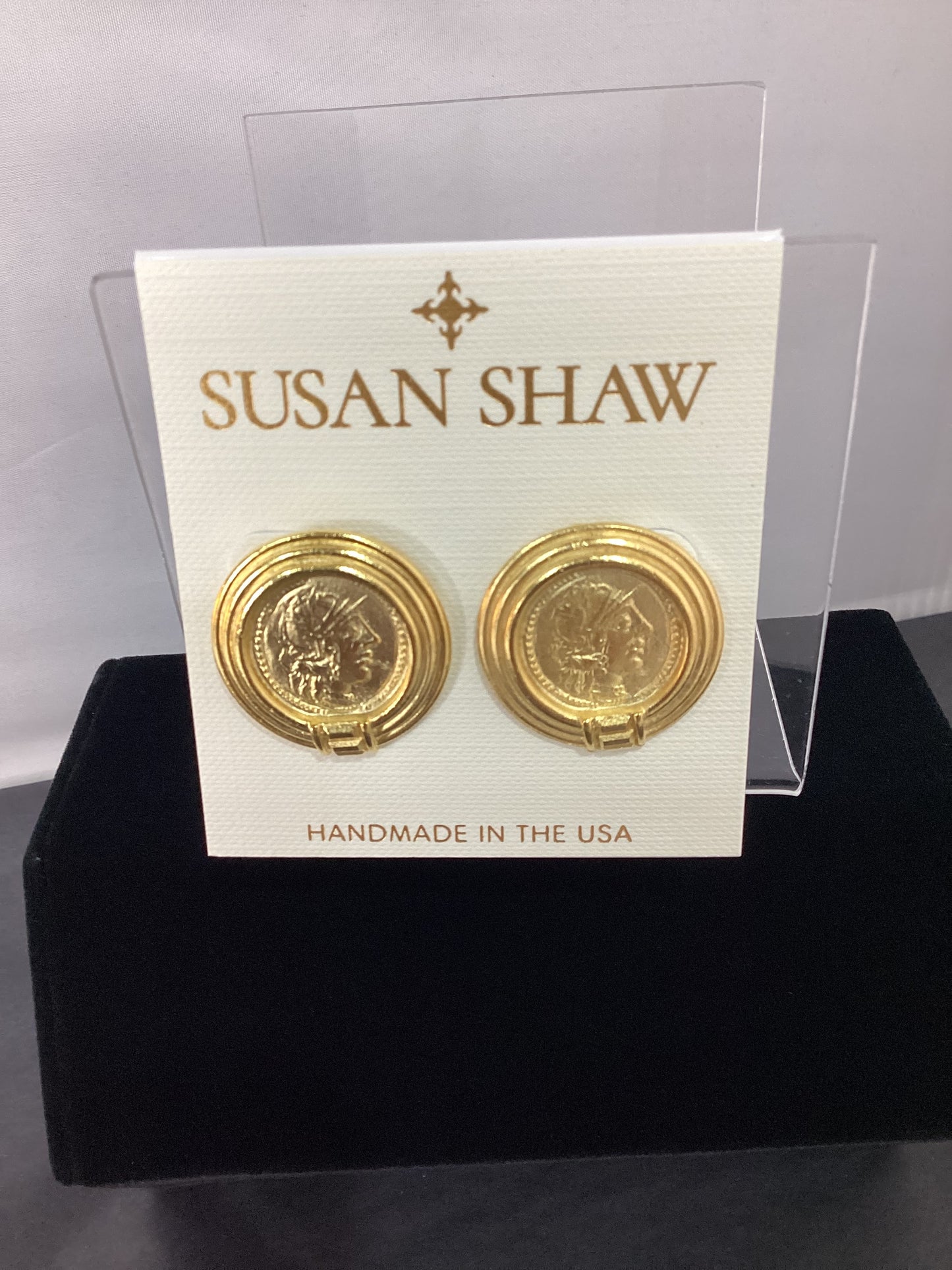 Susan Shaw- Roma Coin Earrings
