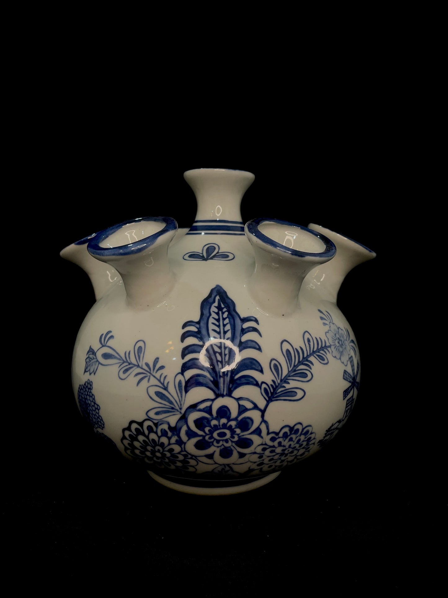 Blue & White Flower Vase