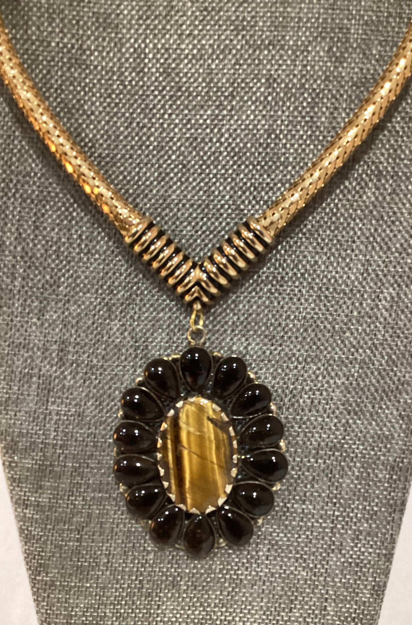 MADE- Tiger Eye/ Smokey Quartz Necklace