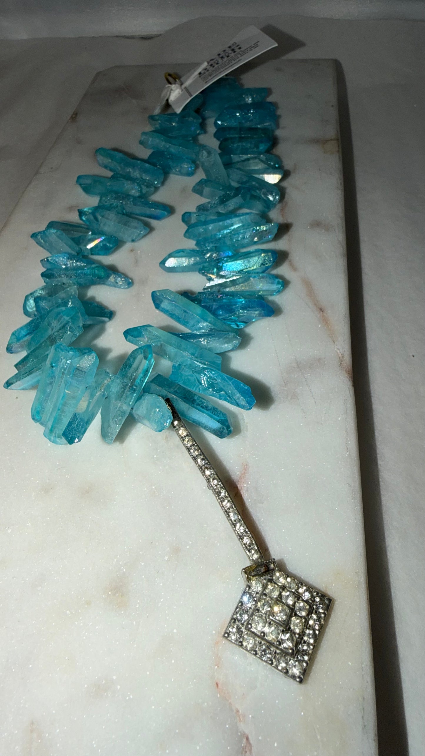 Made- blue Quartz necklace