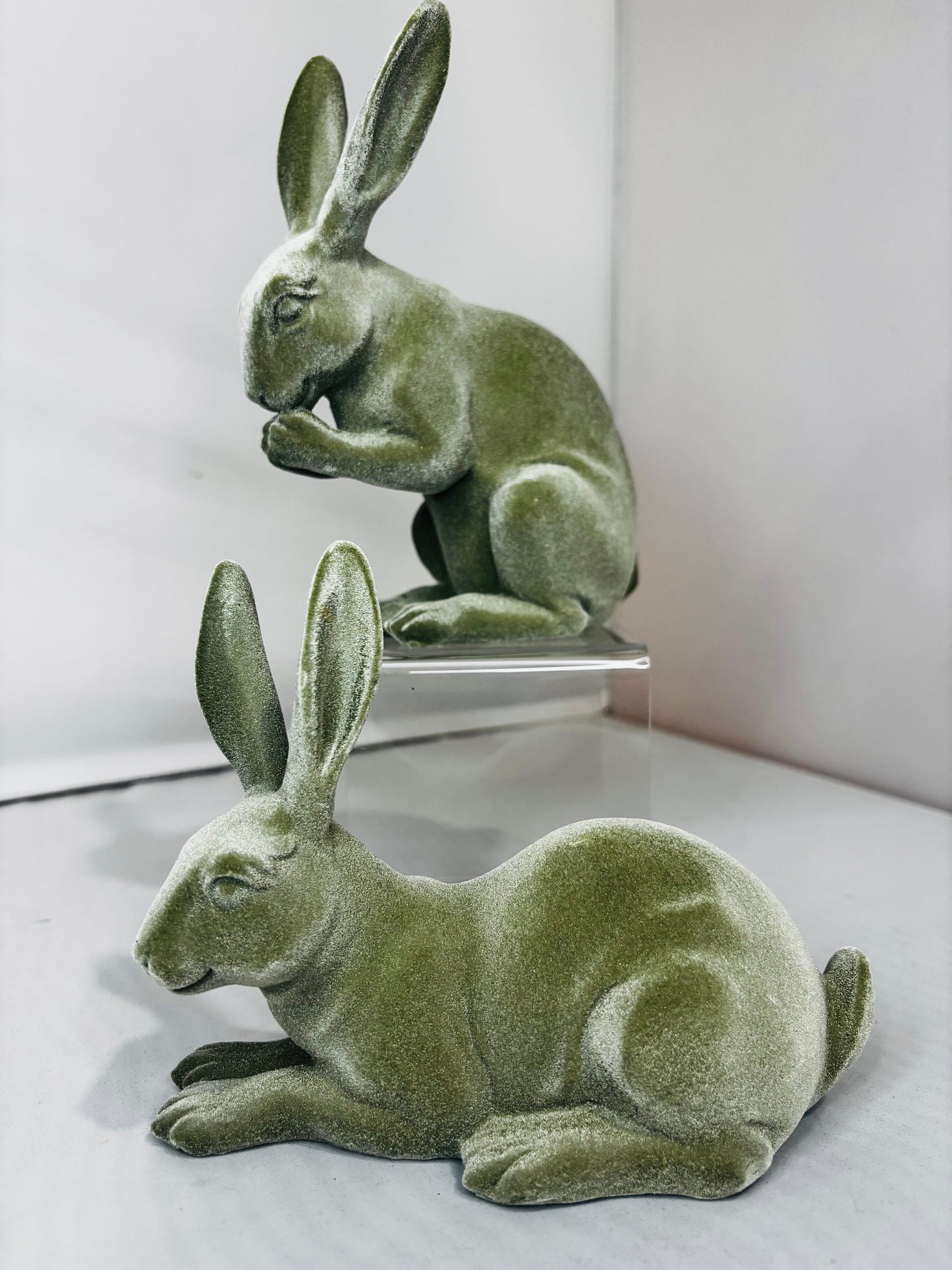 Velvet set of bunnies