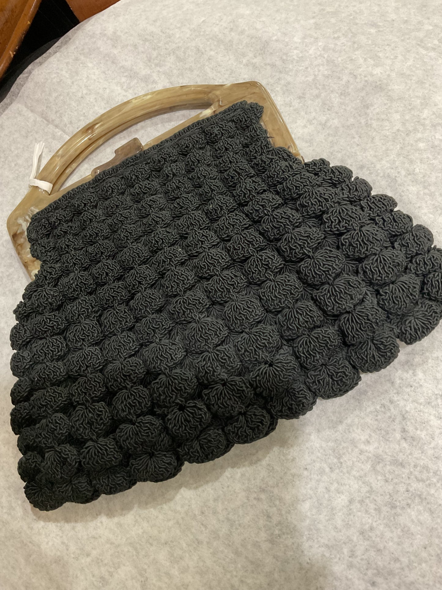 Made black purse