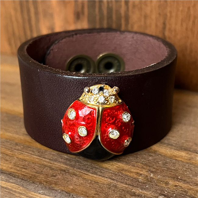 MADE- Large Ladybug Cuff