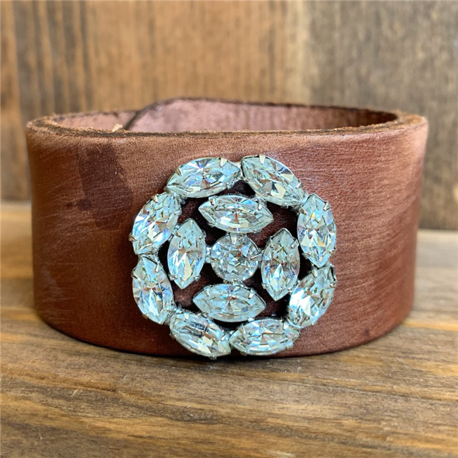 MADE- Crystal Brooch Cuff