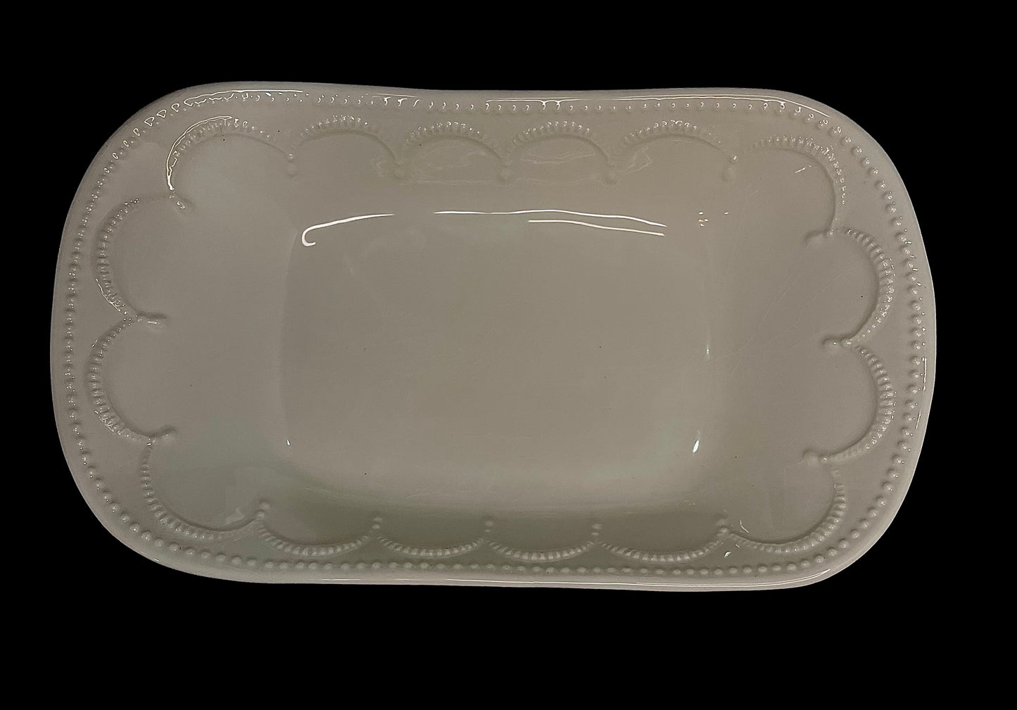 White Serving Bowl