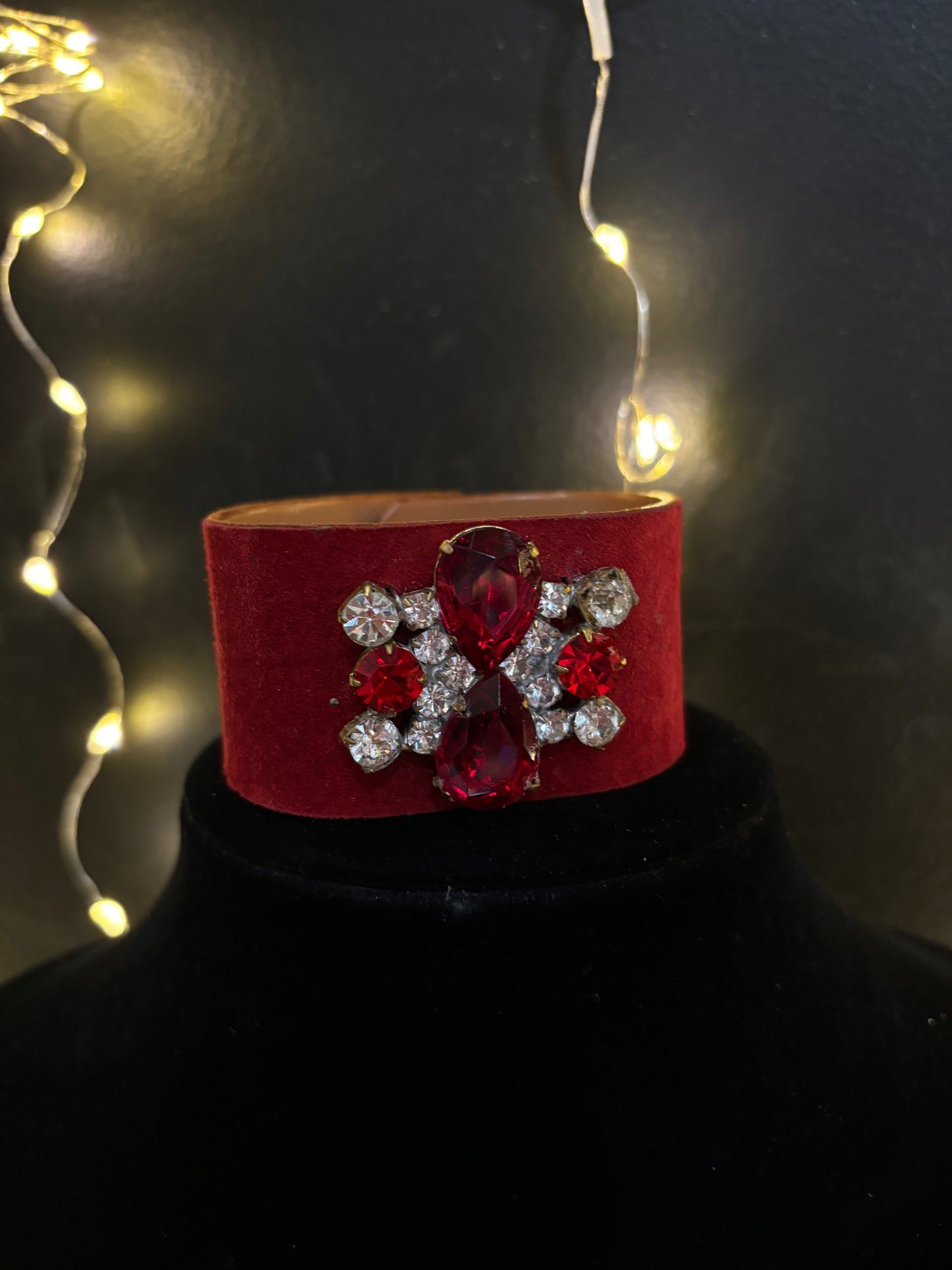 MADE - Red Suede Leather Bracelet