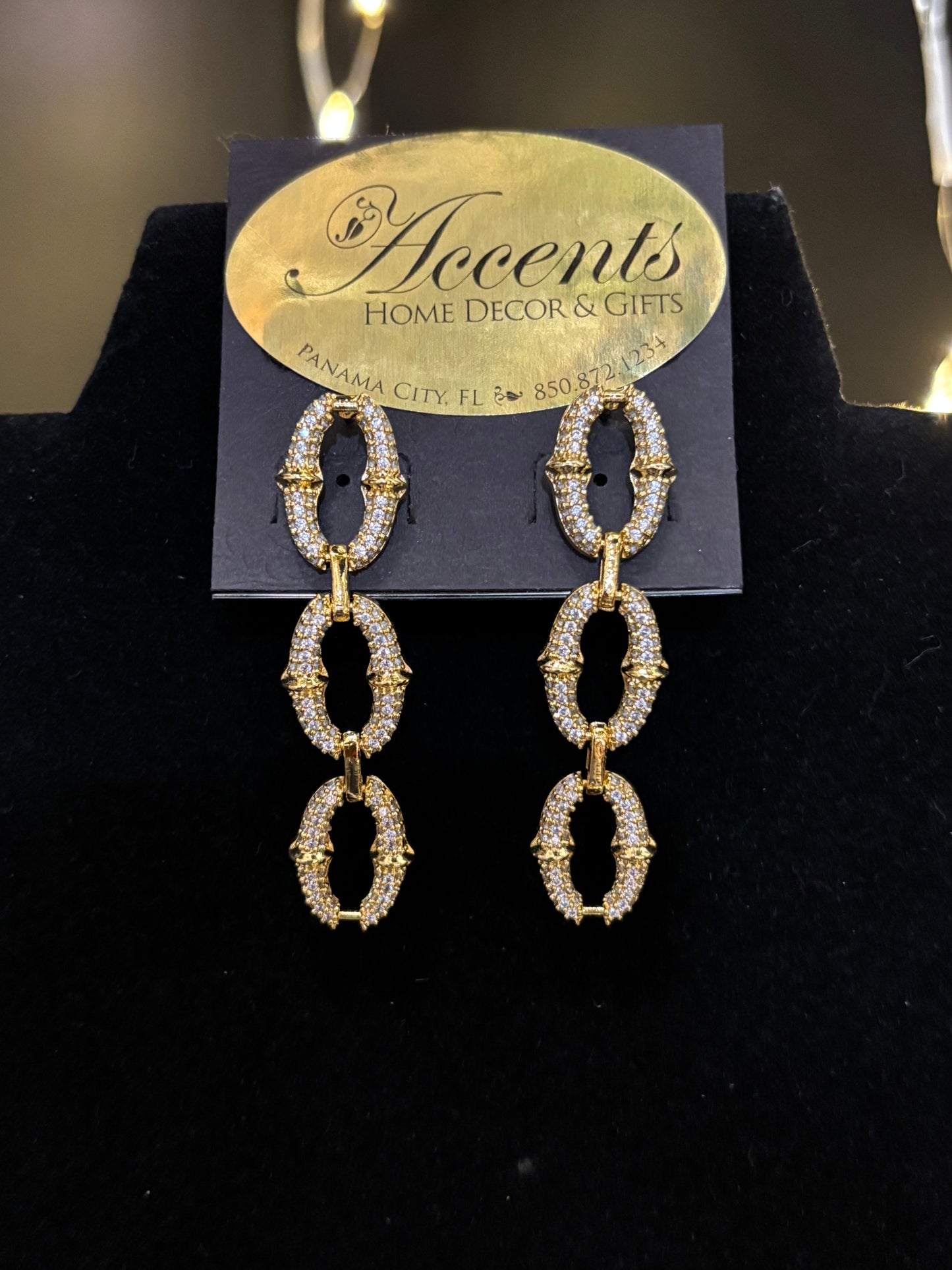 Crystal Dangle Earrings