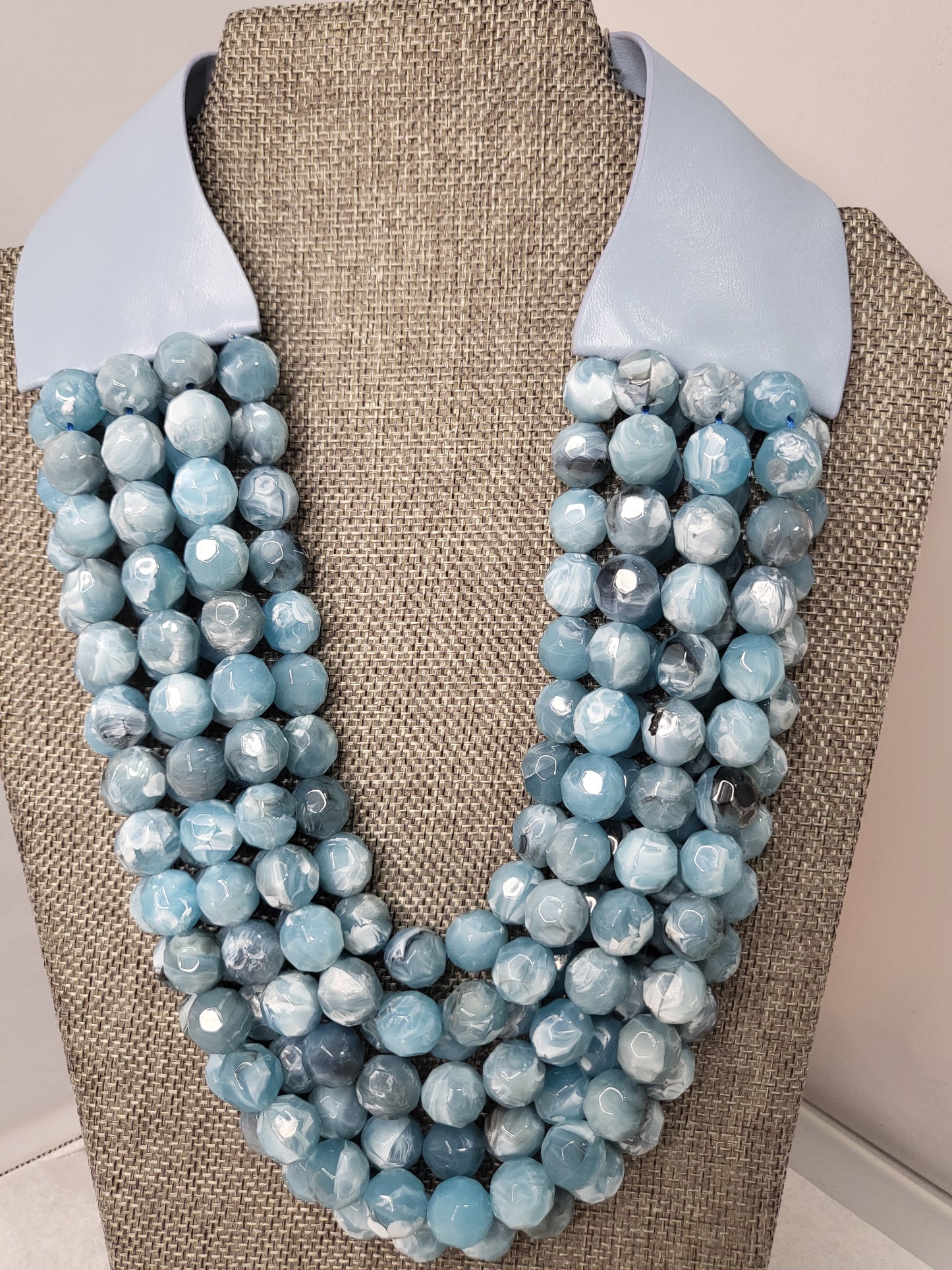 Multi-Layered Magnetic Beaded Necklace