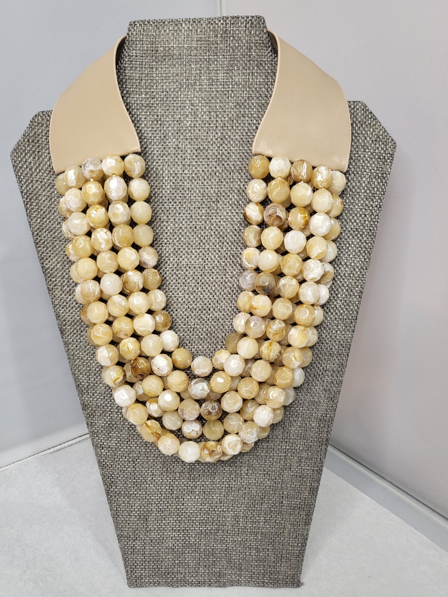 Multi-Layered Magnetic Beaded Necklace