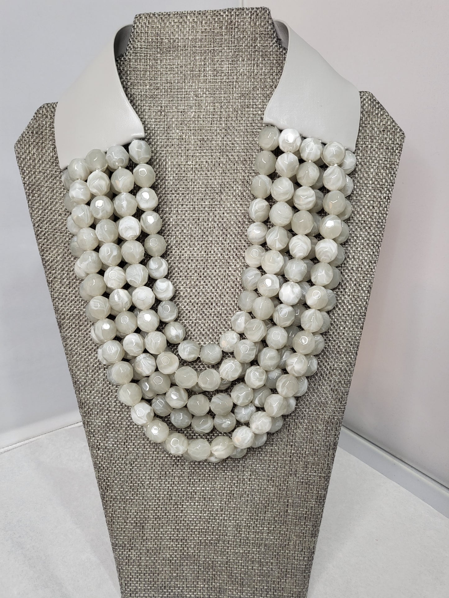 Multi-Layered Magnetic Beaded Necklace
