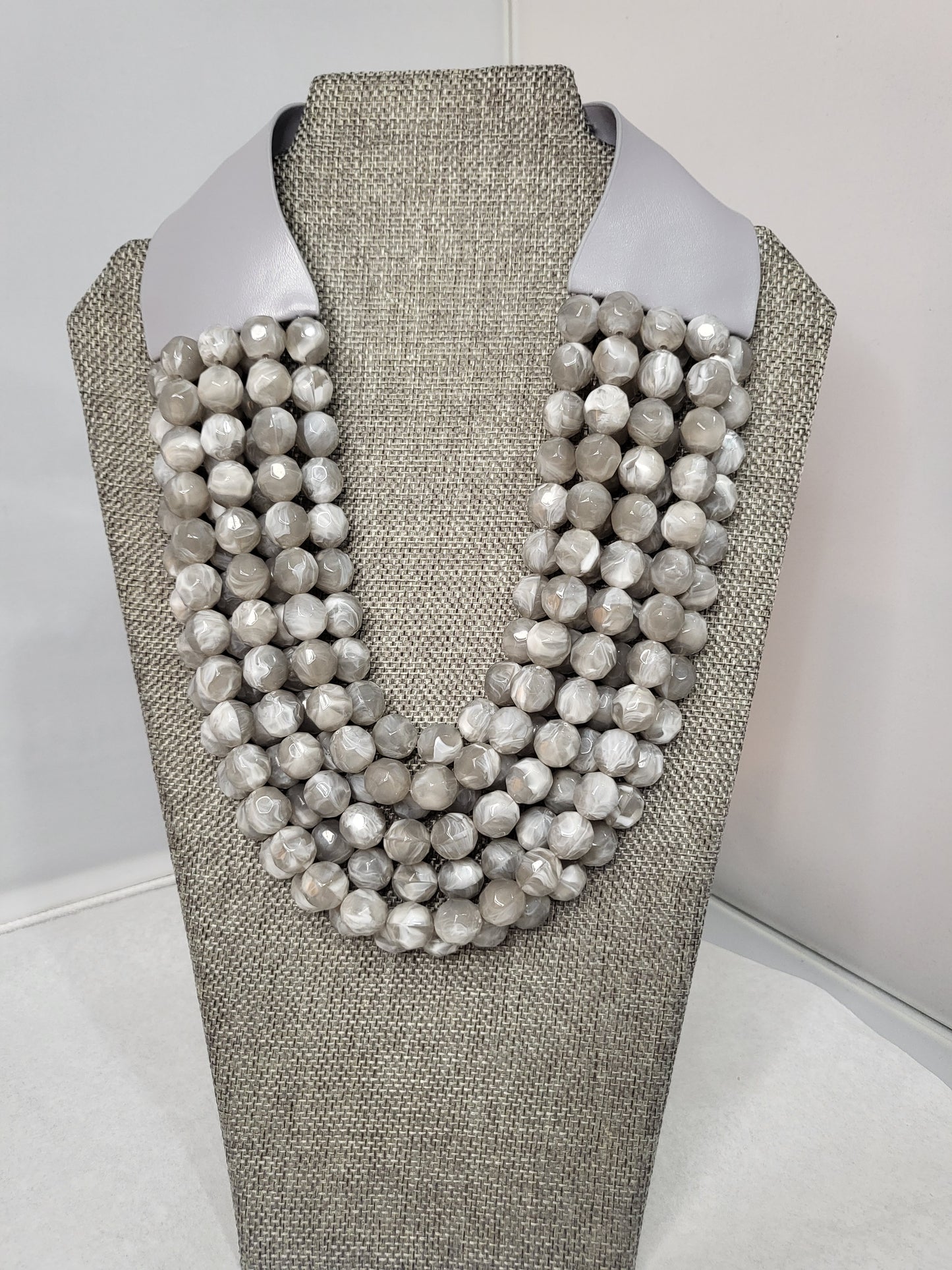 Multi-Layered Magnetic Beaded Necklace