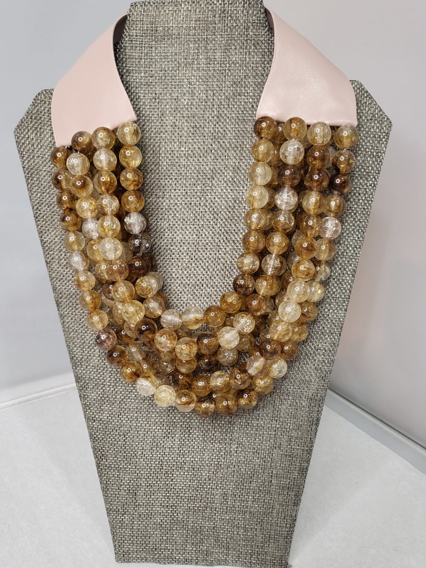 Multi-Layered Magnetic Beaded Necklace