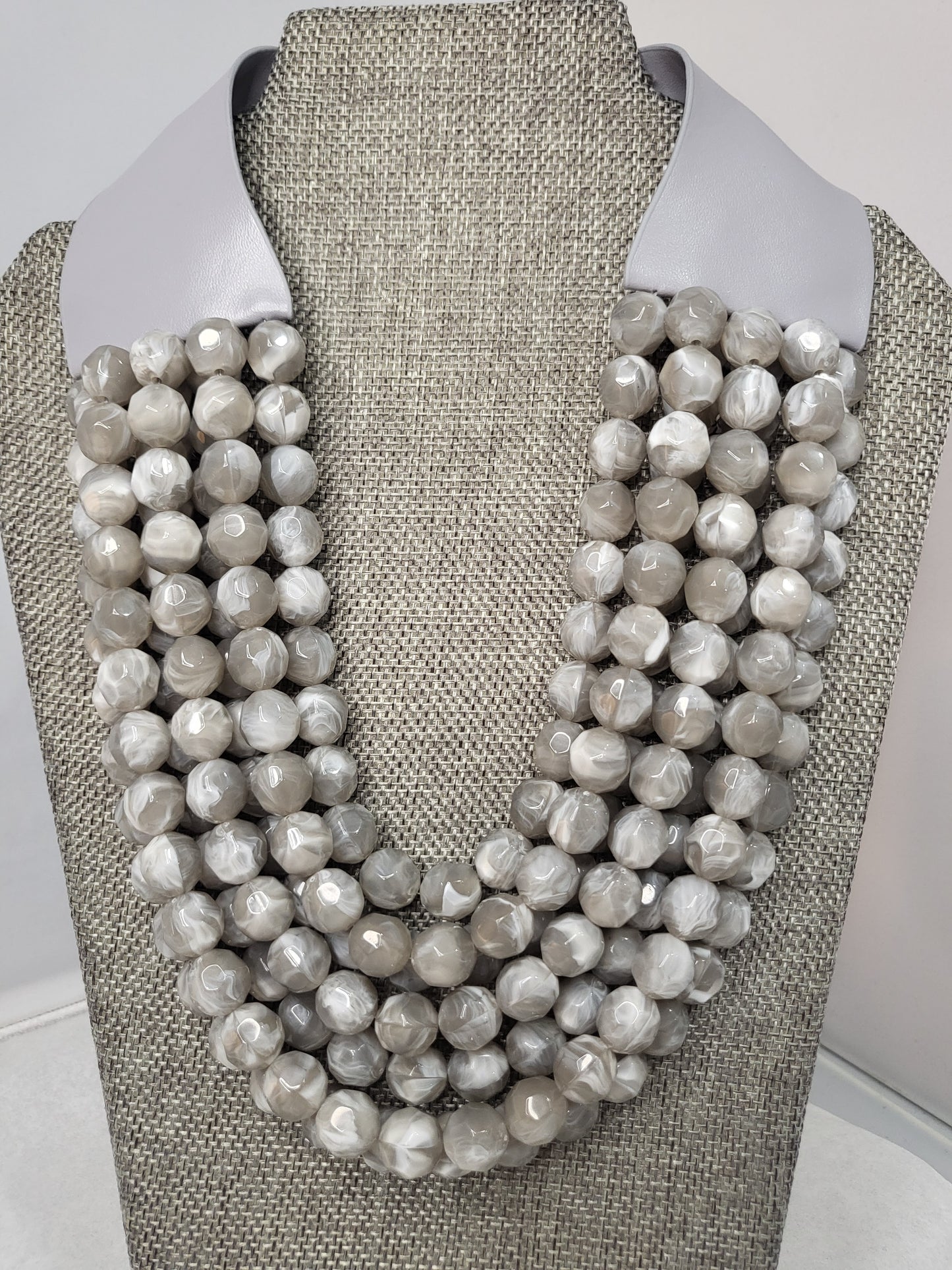 Multi-Layered Magnetic Beaded Necklace