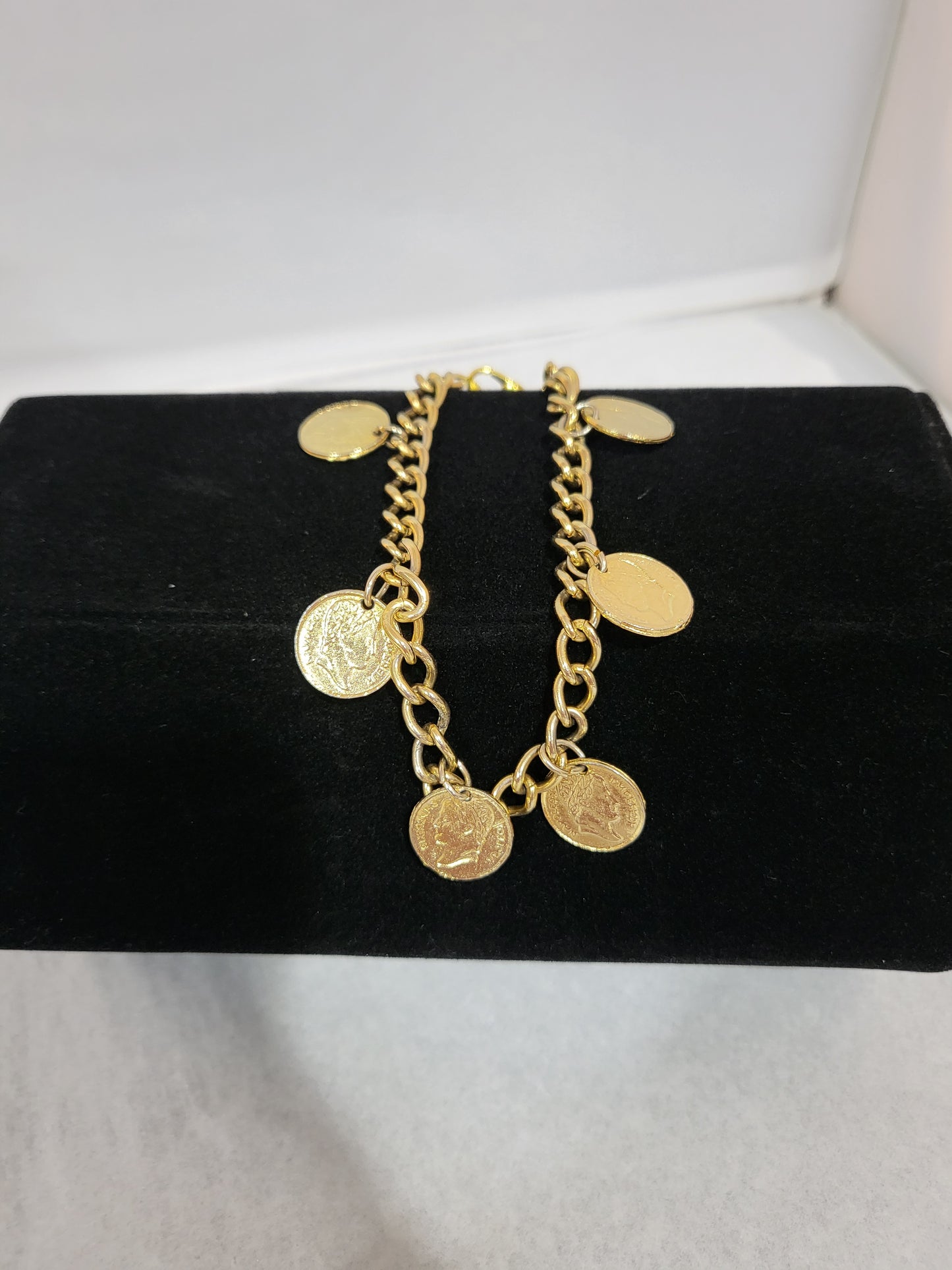 Coin Chain Bracelet