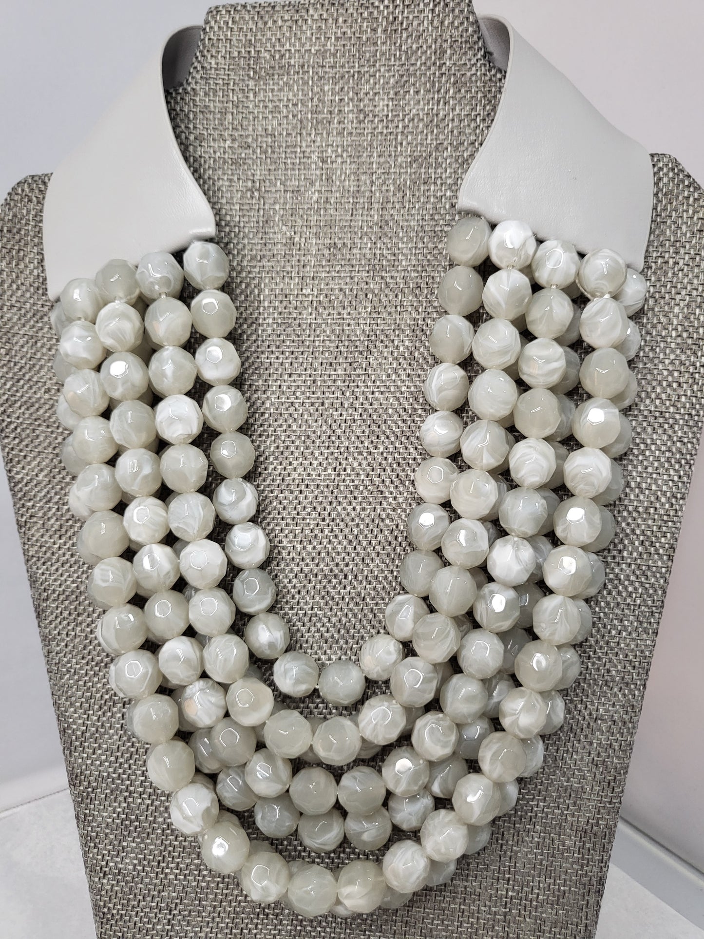 Multi-Layered Magnetic Beaded Necklace