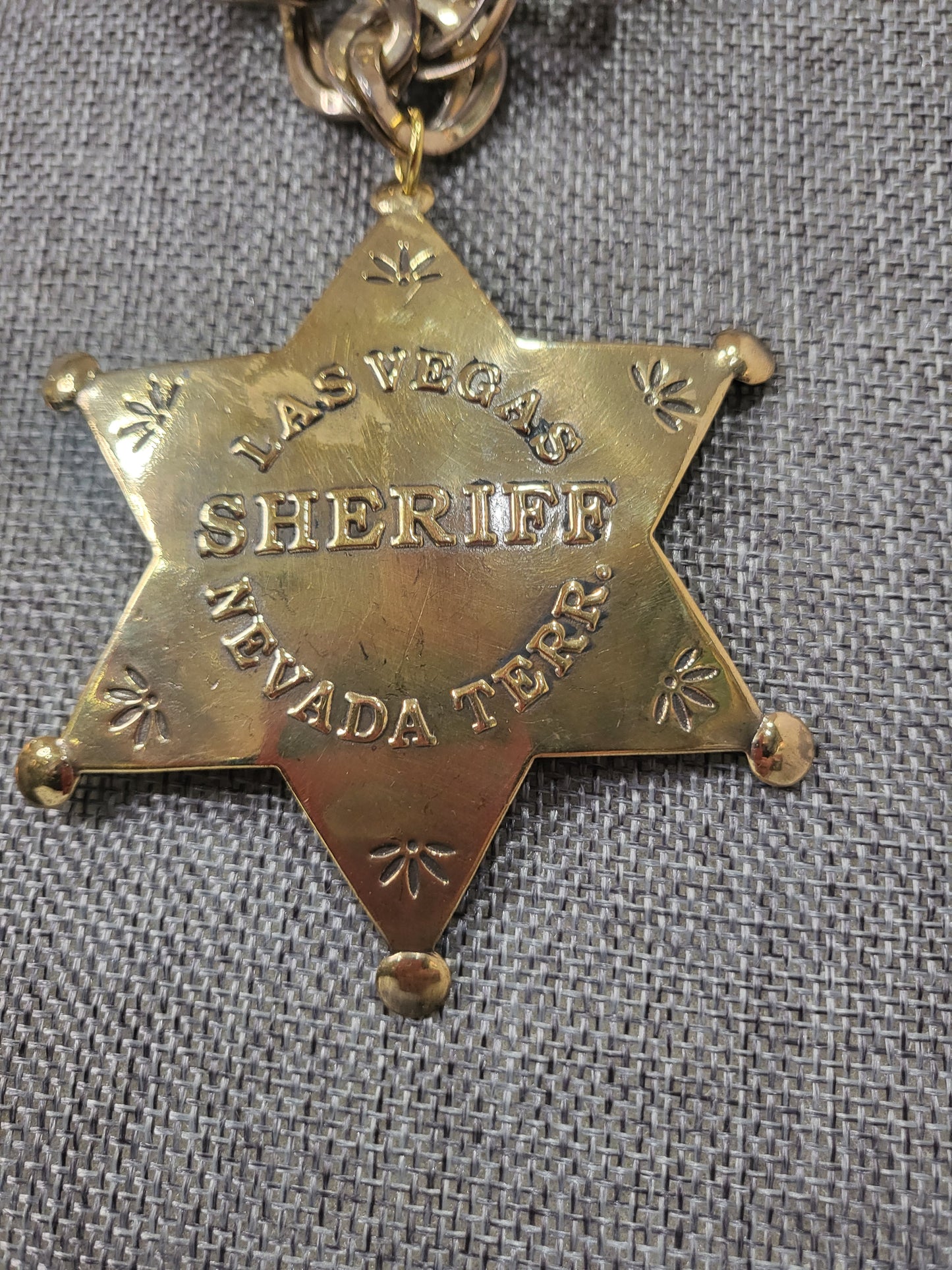 MADE- Las Vegas Sheriff's Badge Necklace