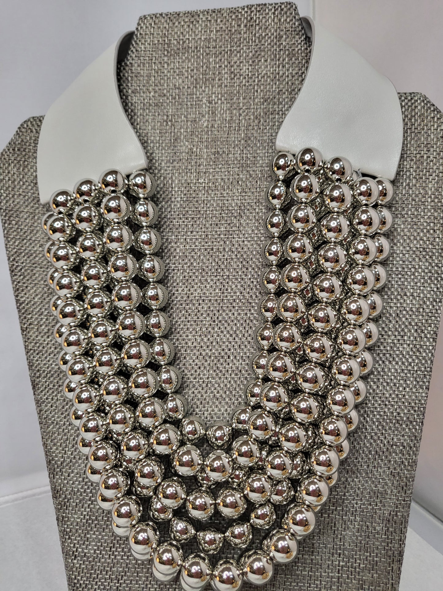Multi-Layered Magnetic Beaded Necklace