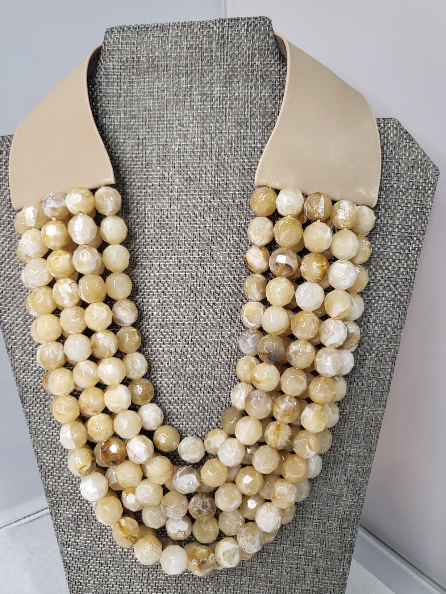 Multi-Layered Magnetic Beaded Necklace