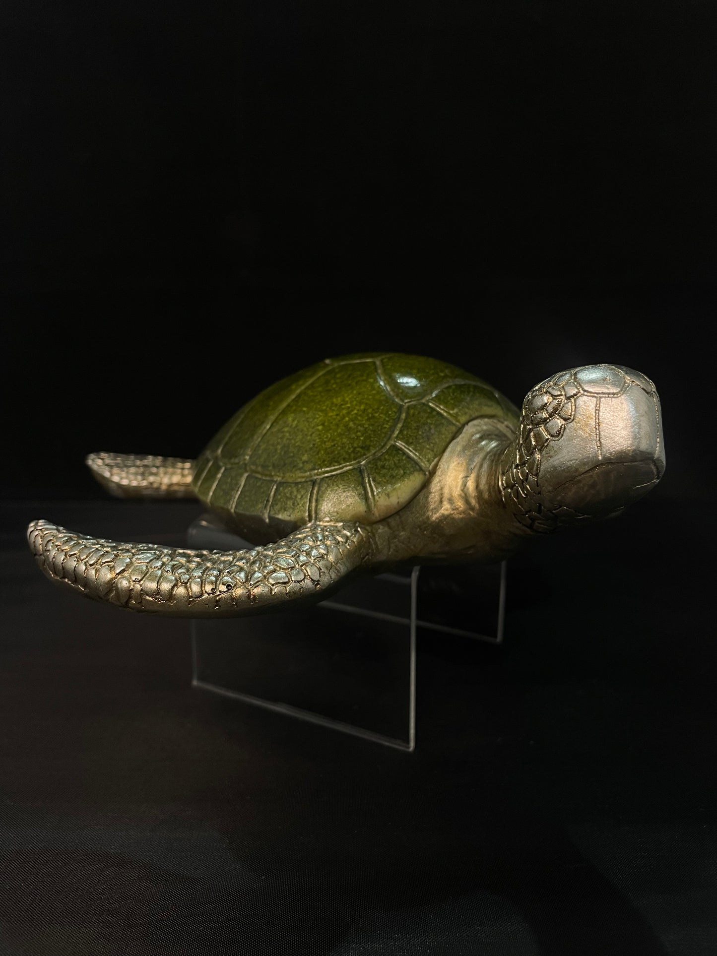 Large Resin Green Turtle