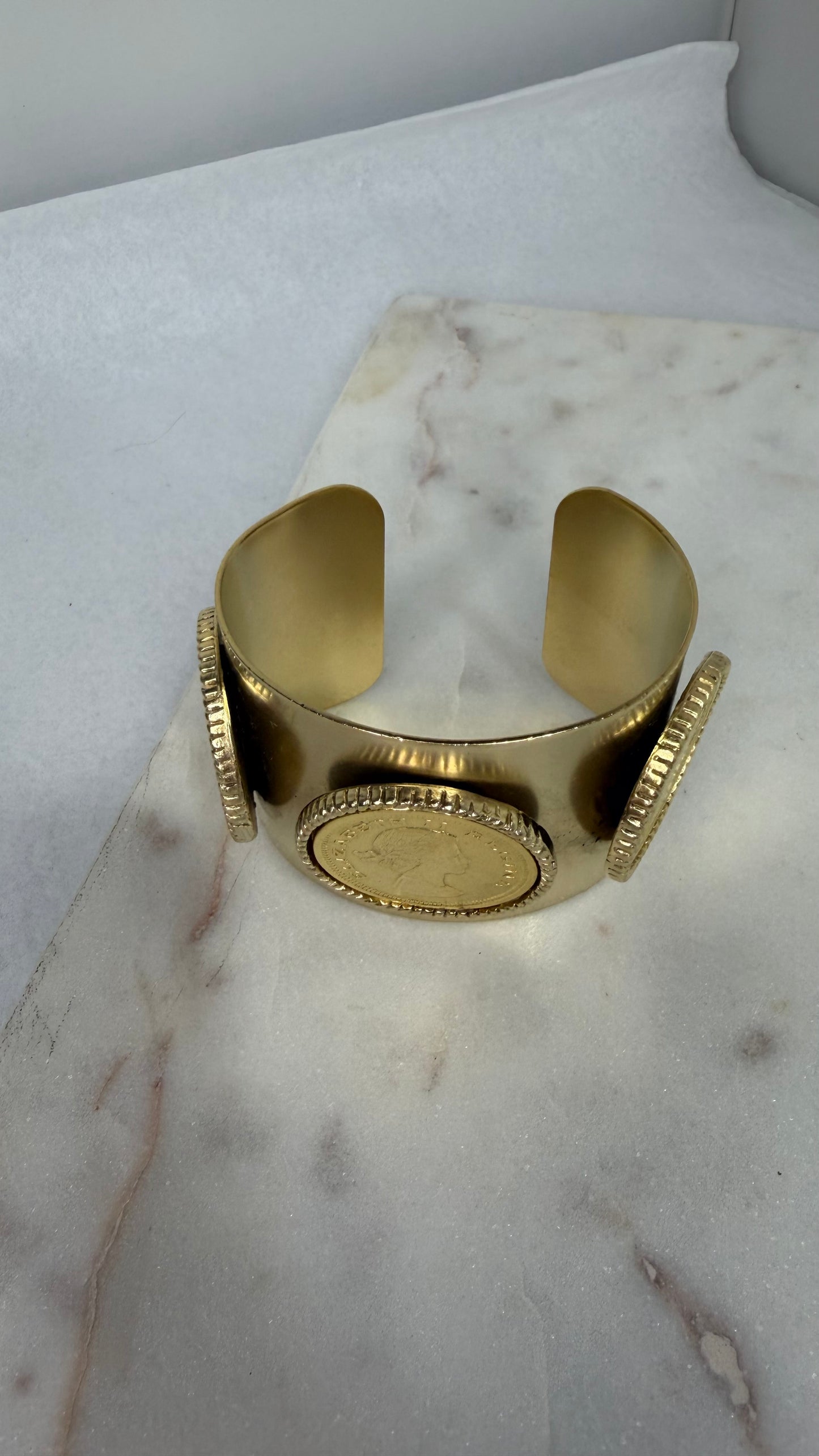 Yochi coin cuff