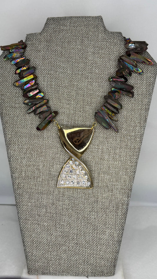 Made- Quartz necklace