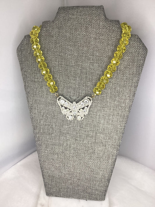 Made London butterfly necklace