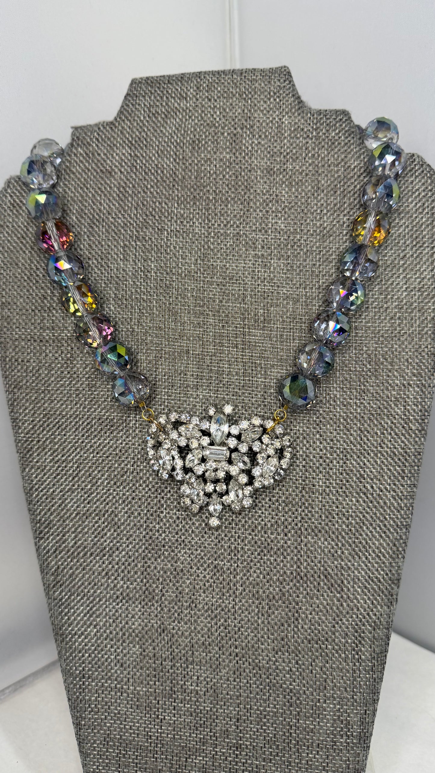 Made-1950s butterfly necklace