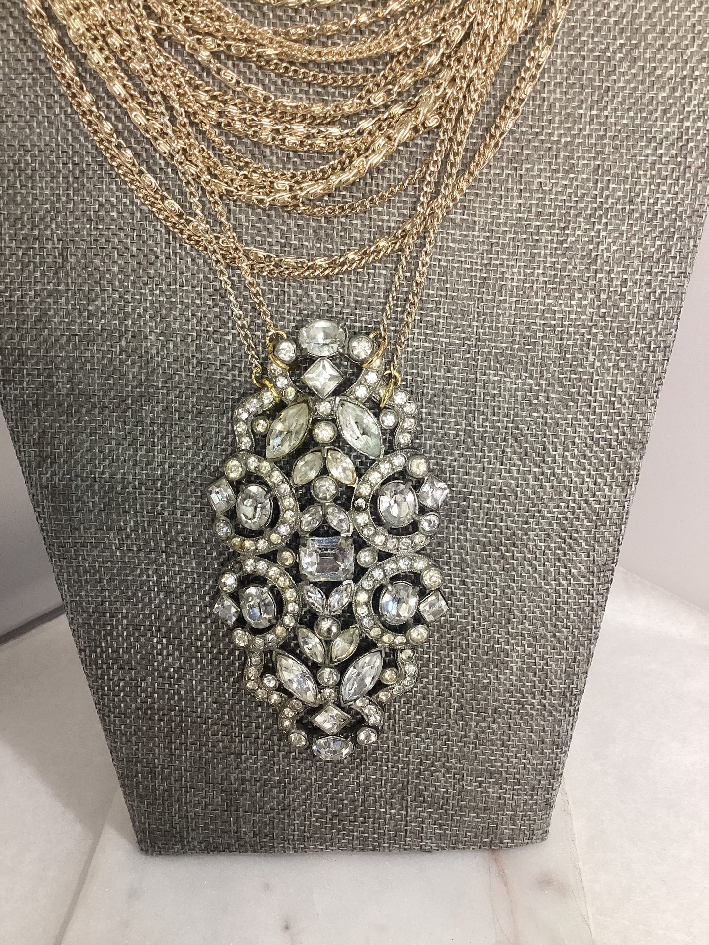 Made layered necklace